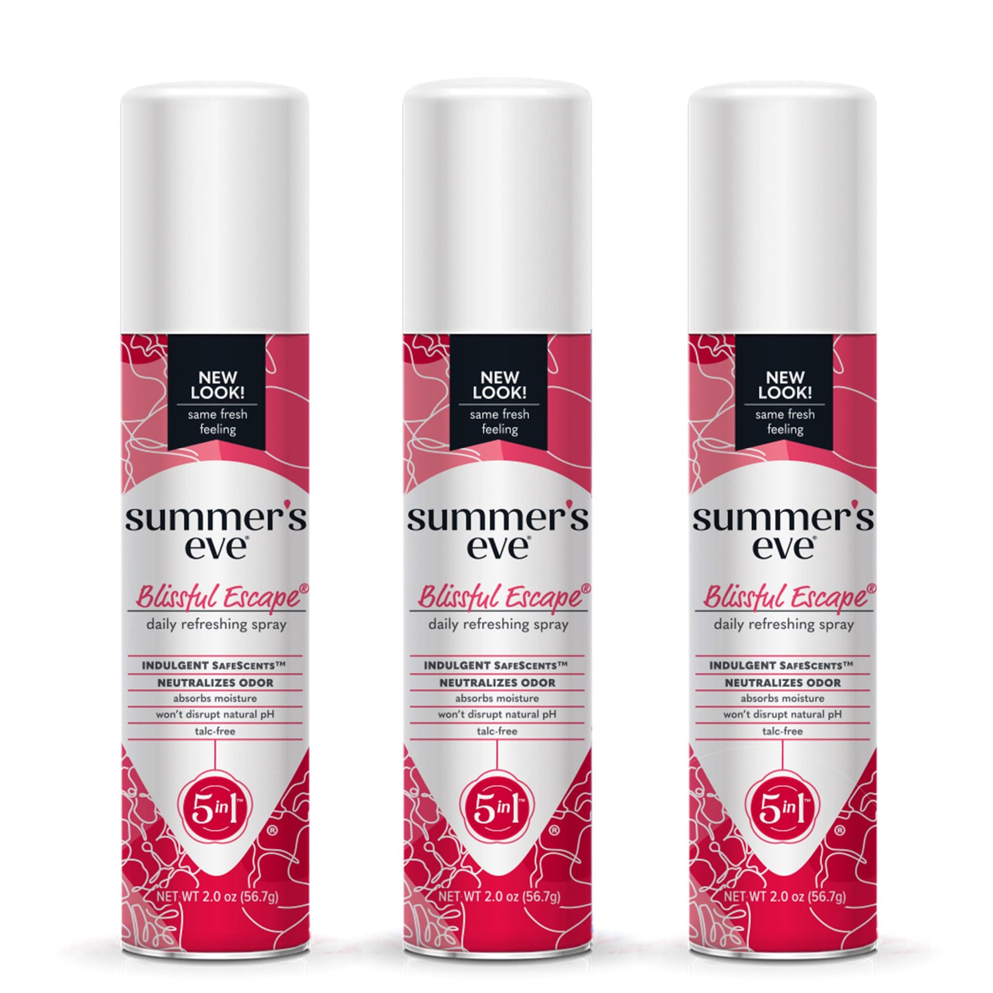 Summer's Eve Blissful Escape Daily Refreshing Feminine Spray, 2 oz, 3 Pack Summer's EveAu supplements