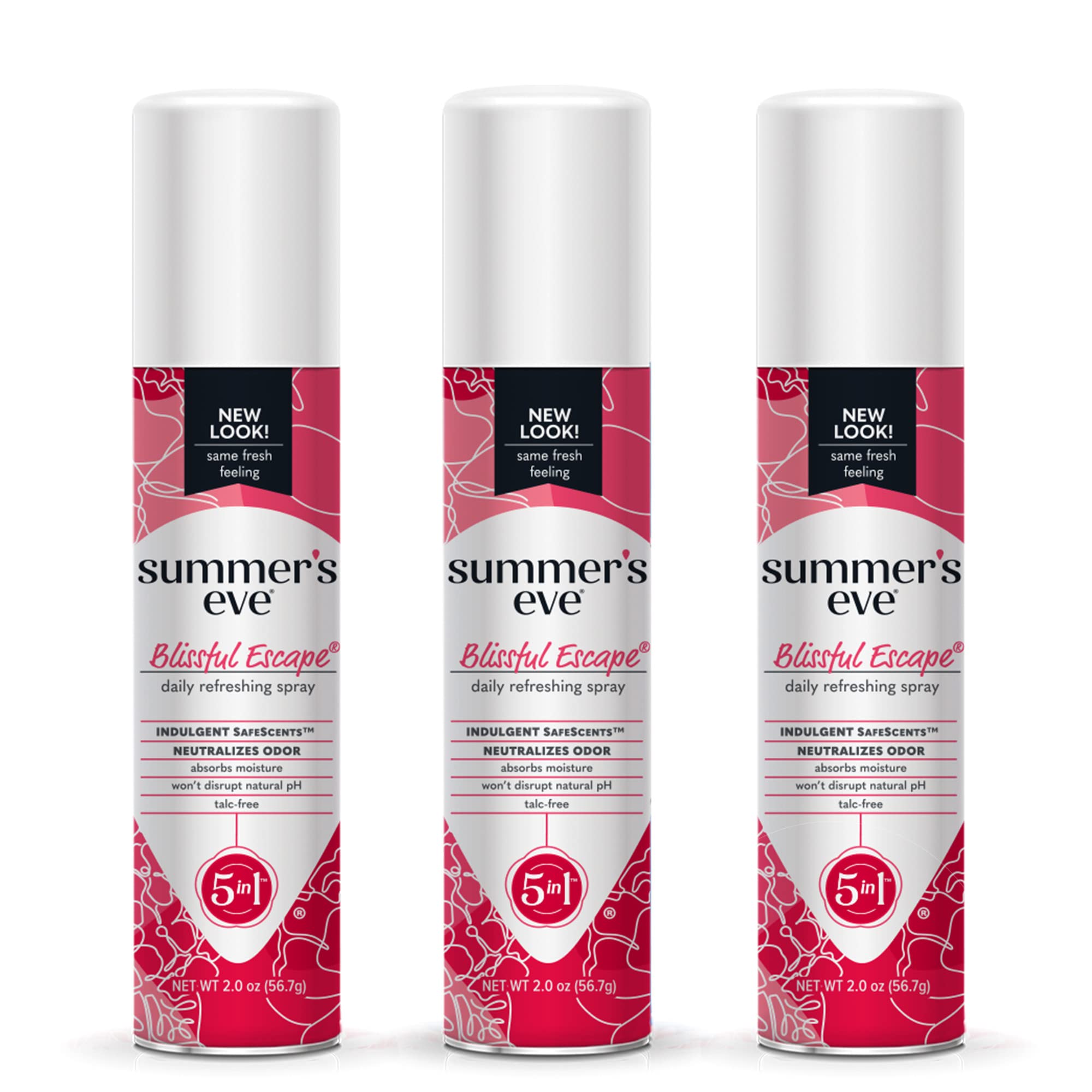 Summer's Eve Blissful Escape Daily Refreshing Feminine Spray, 2 oz, 3 Pack Summer's EveAu supplements