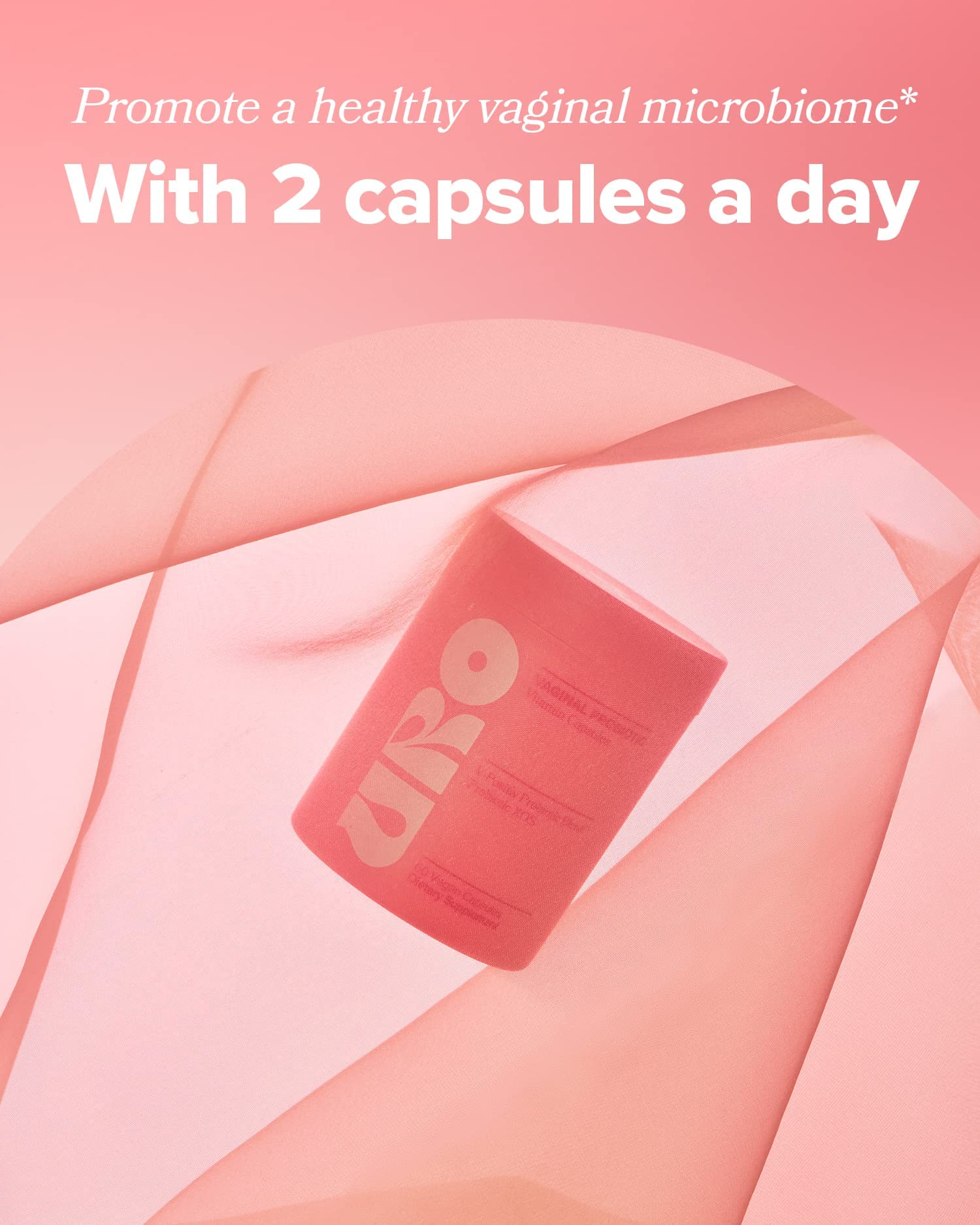 URO Vaginal Probiotics for Women pH Balance with Prebiotics & Lactobacillus Probiotic Blend O PositivAu supplements