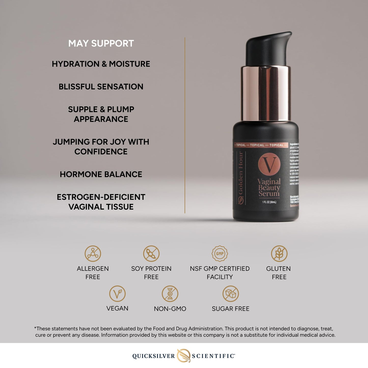Quicksilver Scientific Vaginal Beauty Serum 1 fl oz (30ml) Quicksilver ScientificUS supplements