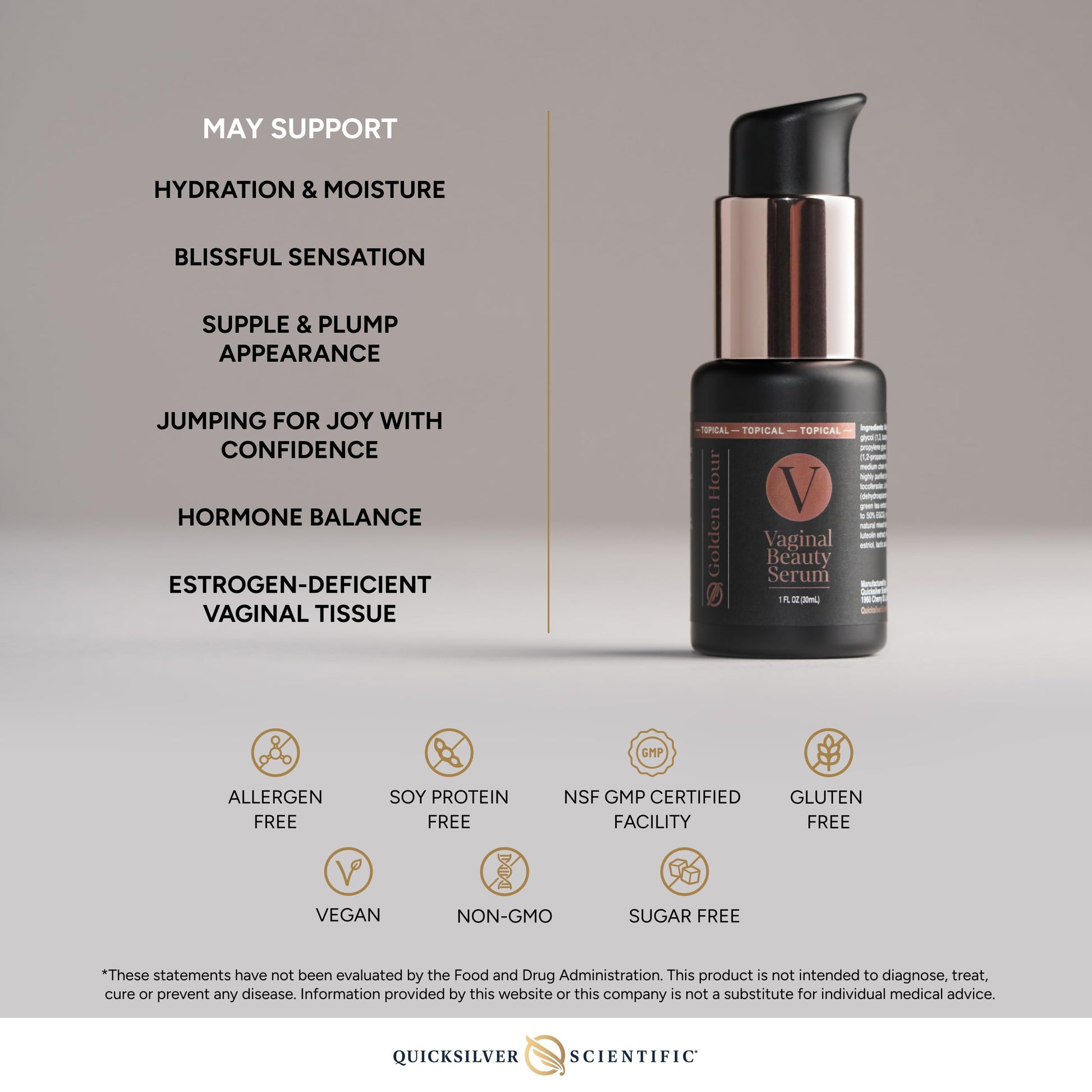 Quicksilver Scientific Vaginal Beauty Serum 1 fl oz (30ml) Quicksilver ScientificUS supplements
