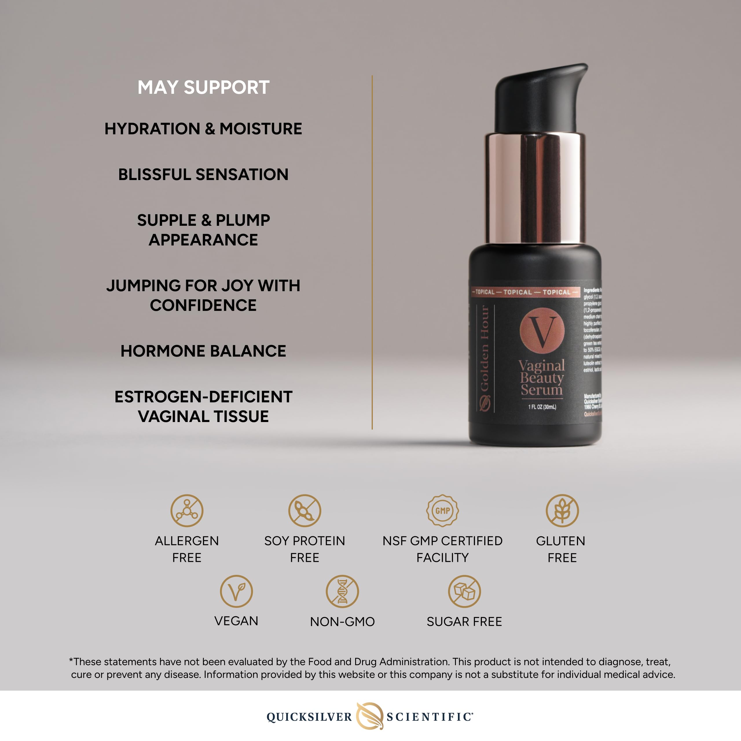 Quicksilver Scientific Vaginal Beauty Serum 1 fl oz (30ml) Quicksilver ScientificUS supplements