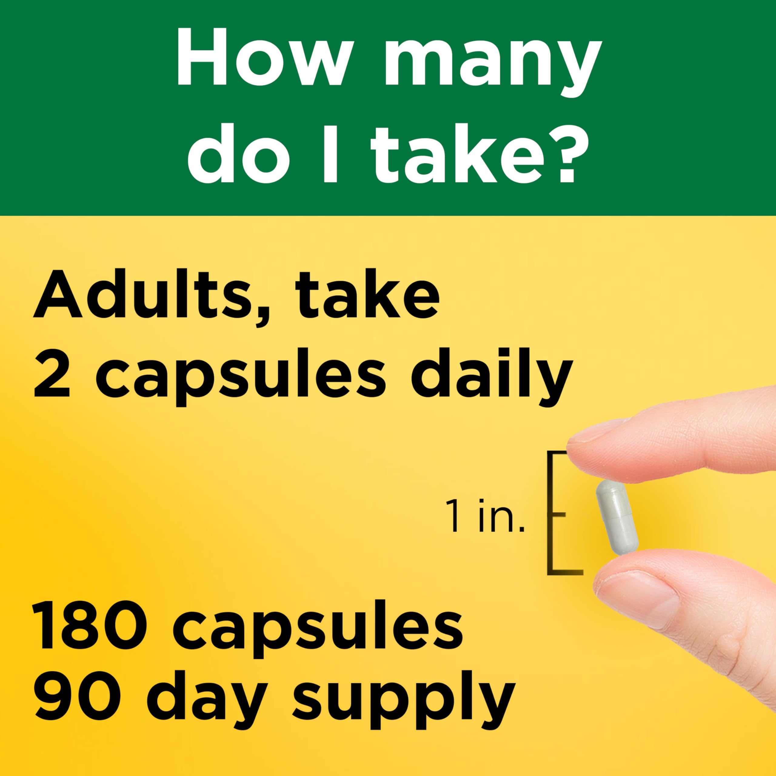 Nature Made Magnesium Glycinate 200 mg per serving, Magnesium Supplement for Muscle, Heart, Nerve and Bone Support, 180 Magnesium Bisglycinate Capsules, 90 Day Supply Nature MadeAu supplements