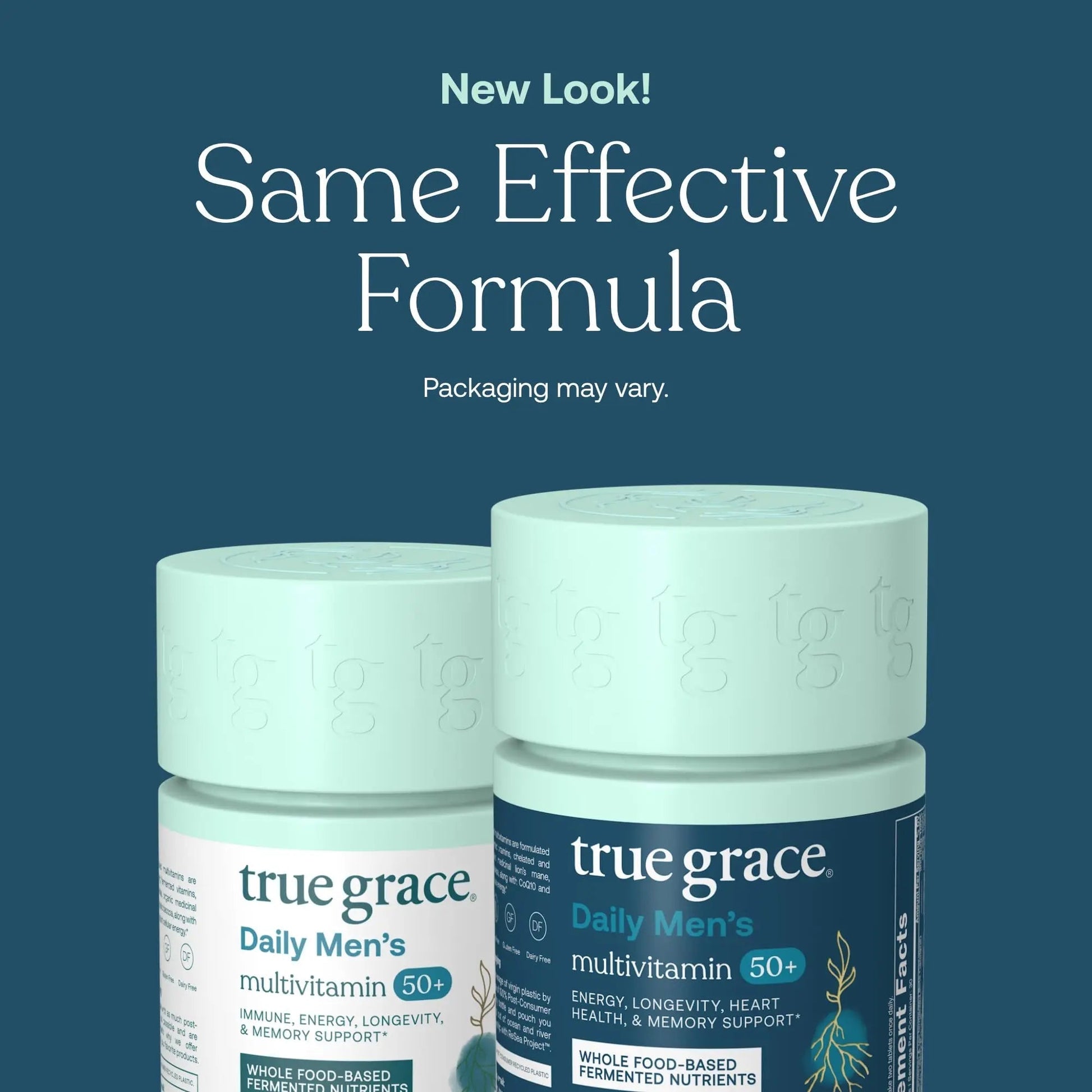 True Grace Daily Men’s Multivitamin 50+ - 60 Easy-to-Swallow Tablets - Immune, Energy, Longevity & Memory Support True GraceAu supplements