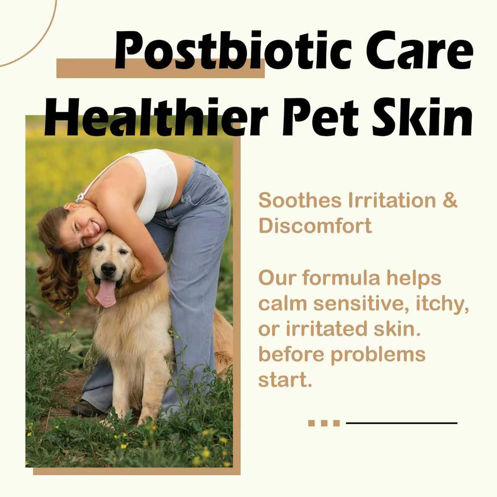 NUVON Pet Skin Soothing Spray, Postbiotics Restoration Spray for Dogs & Cats, Reduce Irritation, Rebuild Skin Barrier - 3.38 fl oz LwefaoAu supplements