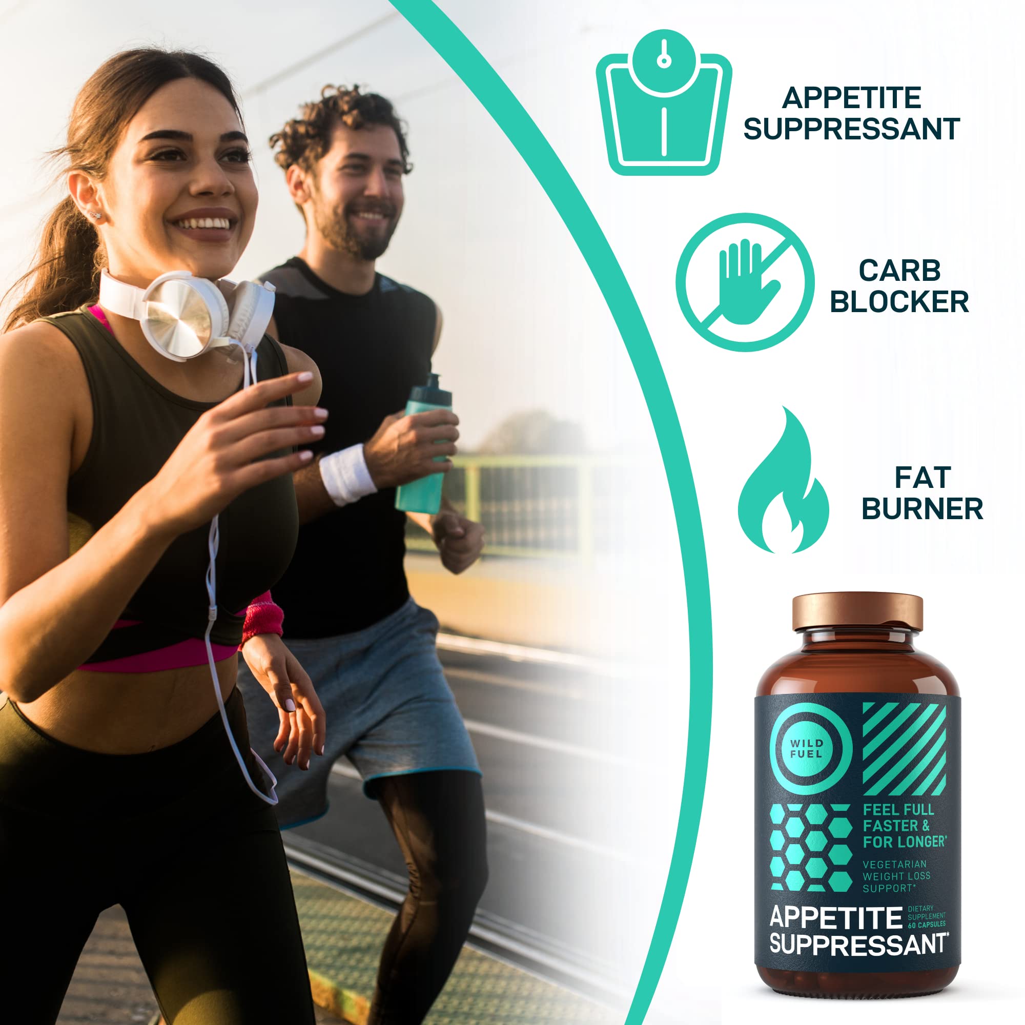 Appetite Suppressant for Weight Loss, Hunger Suppressant - Diet Pills That Work Fast WILD FUELUS supplements
