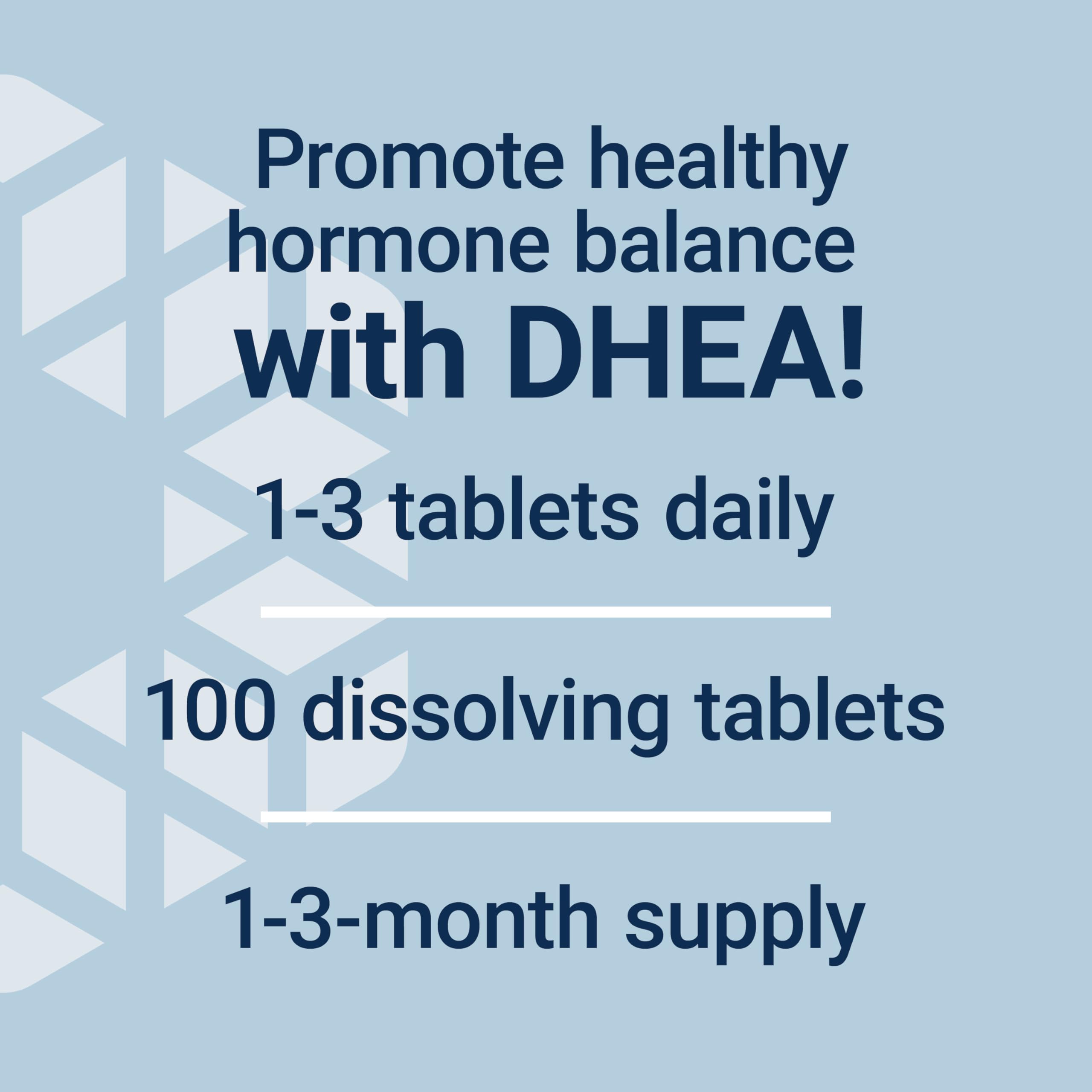Life Extension DHEA 25 mg – Hormone Balance Supplement, Memory, Muscle Health, Bone Health, Men’s Health, Women’s Health, Gluten-Free, Non-GMO, Vegetarian, 100 Dissolve-in-Mouth Tablets Life ExtensionAu supplements