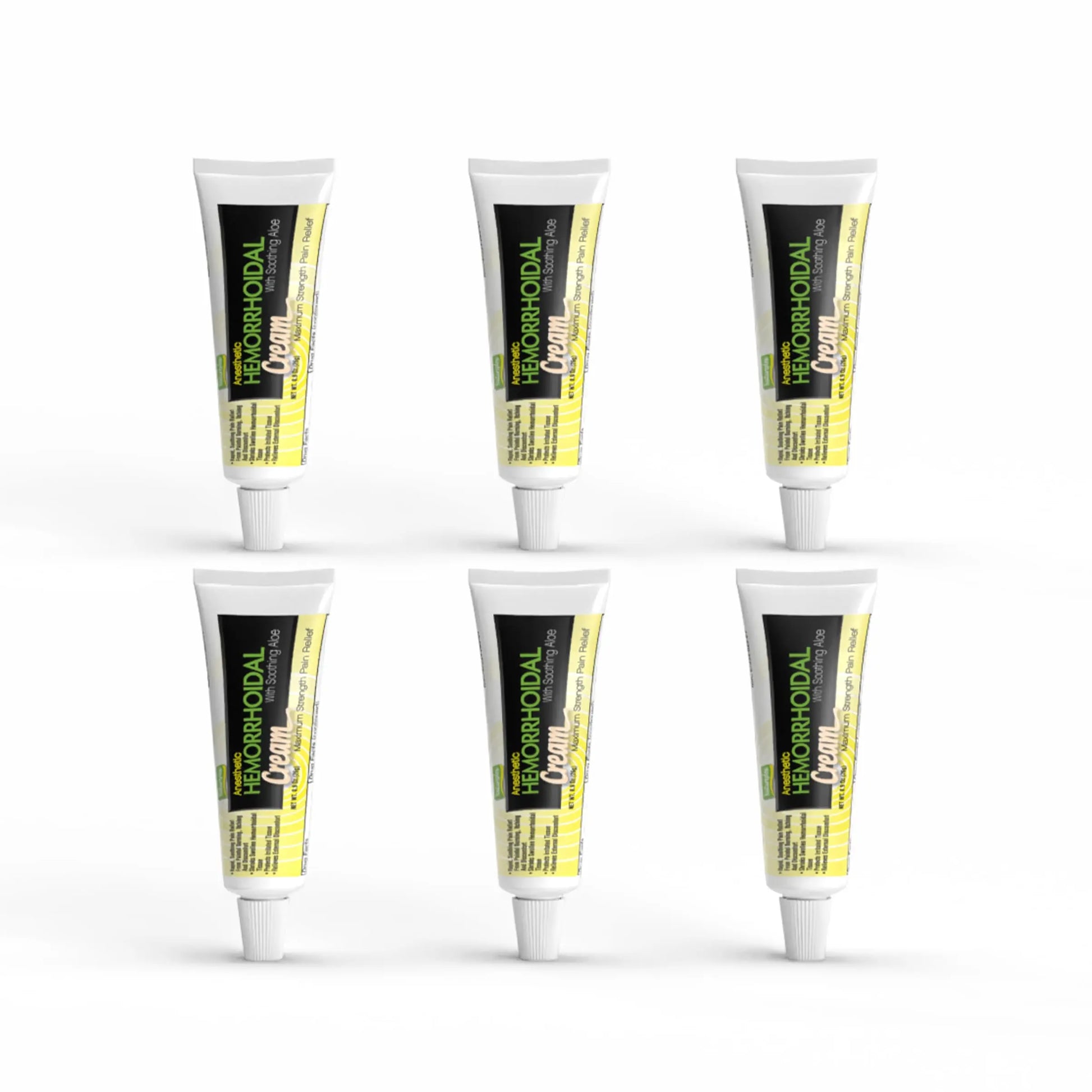 Natureplex Hemorrhoidal Cream for Itching, Burning and Discomfort Relief, 0.9 oz (Pack of 6) - Made in USA NatureplexAu supplements