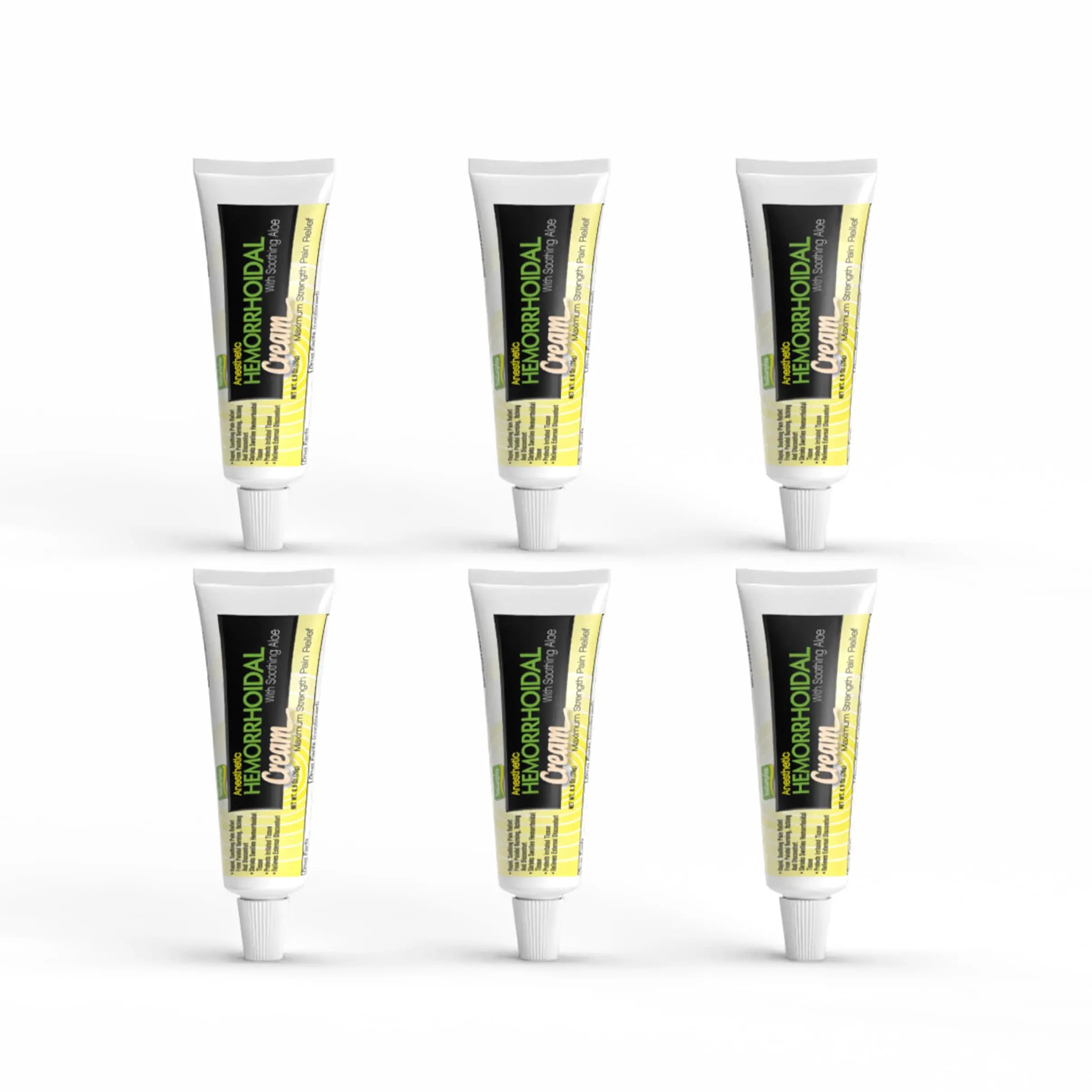 Natureplex Hemorrhoidal Cream for Itching, Burning and Discomfort Relief, 0.9 oz (Pack of 6) - Made in USA NatureplexAu supplements