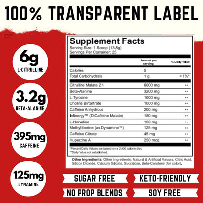 Harambe Blood ✮ Extreme Preworkout Supplement for Men & Women ✮ Strong Pre Workout Harambe BloodUS supplements