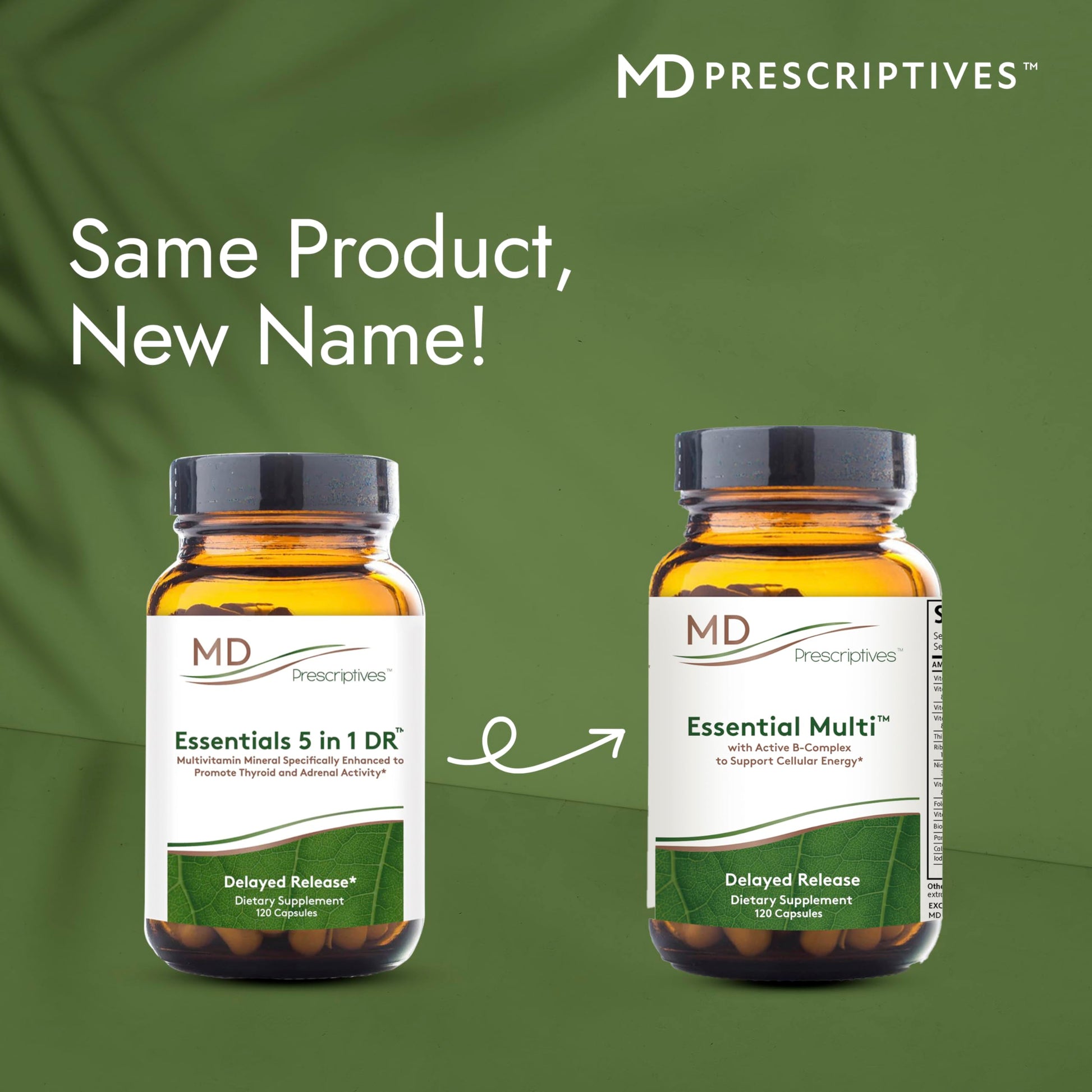 MD Prescriptives - Essential Multi (Delayed Release) - Multivitamin Mineral Complex Supplement for Enhanced Hormone Support - 120 Capsules MD PrescriptivesAu supplements