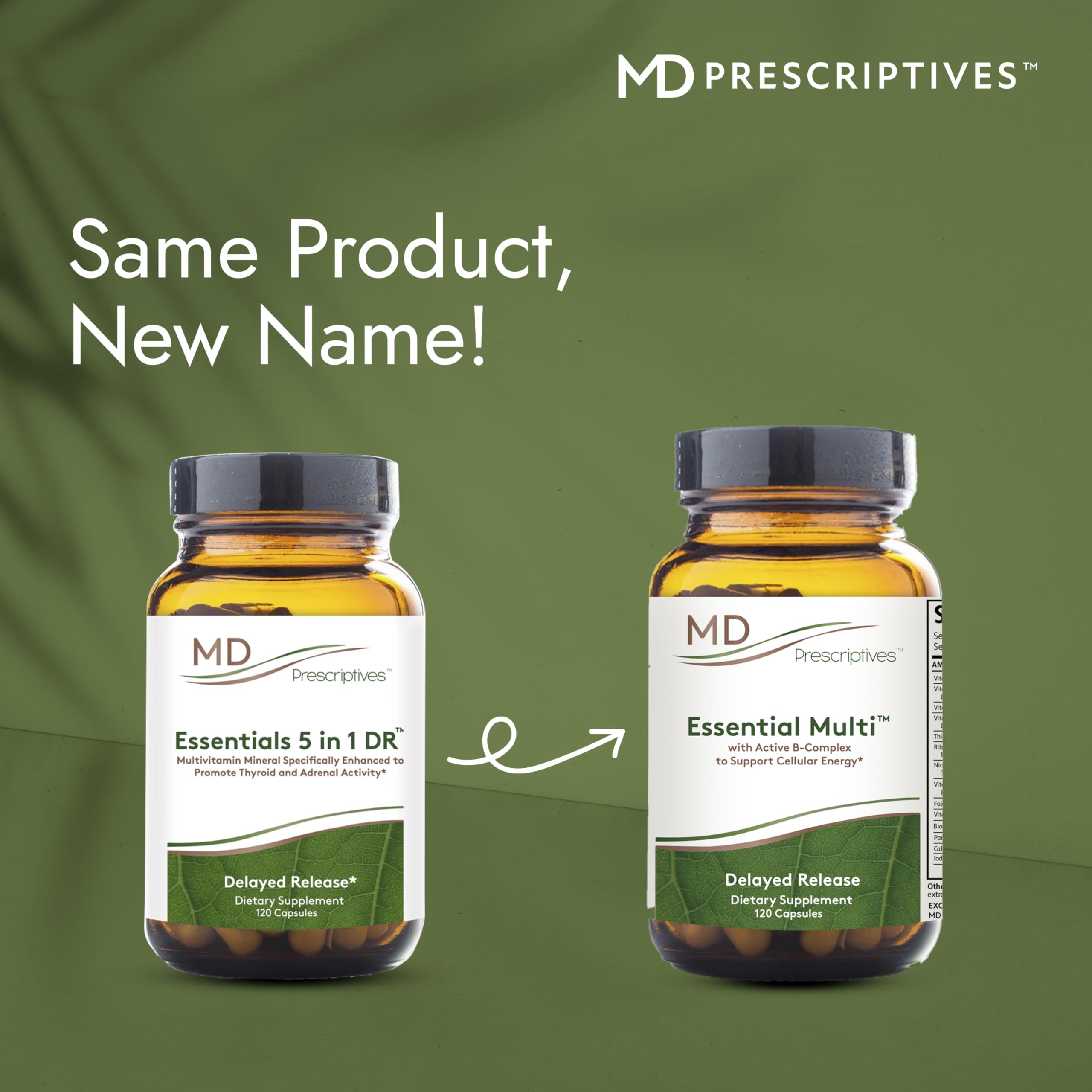 MD Prescriptives - Essential Multi (Delayed Release) - Multivitamin Mineral Complex Supplement for Enhanced Hormone Support - 120 Capsules MD PrescriptivesAu supplements