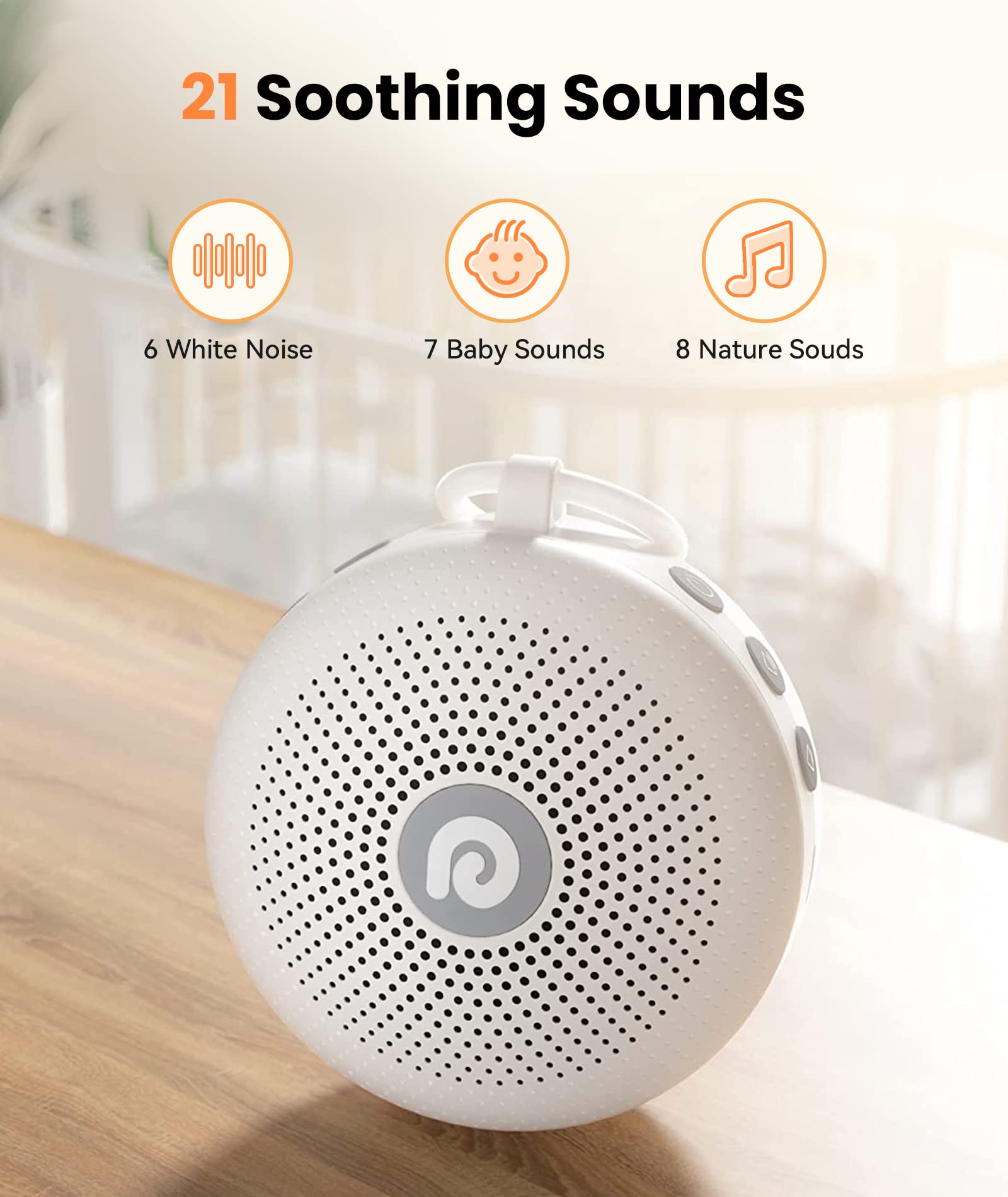 Dreamegg White Noise Machine - Portable Sound Machine for Baby Adult, Features Powerful Battery DreameggAu supplements