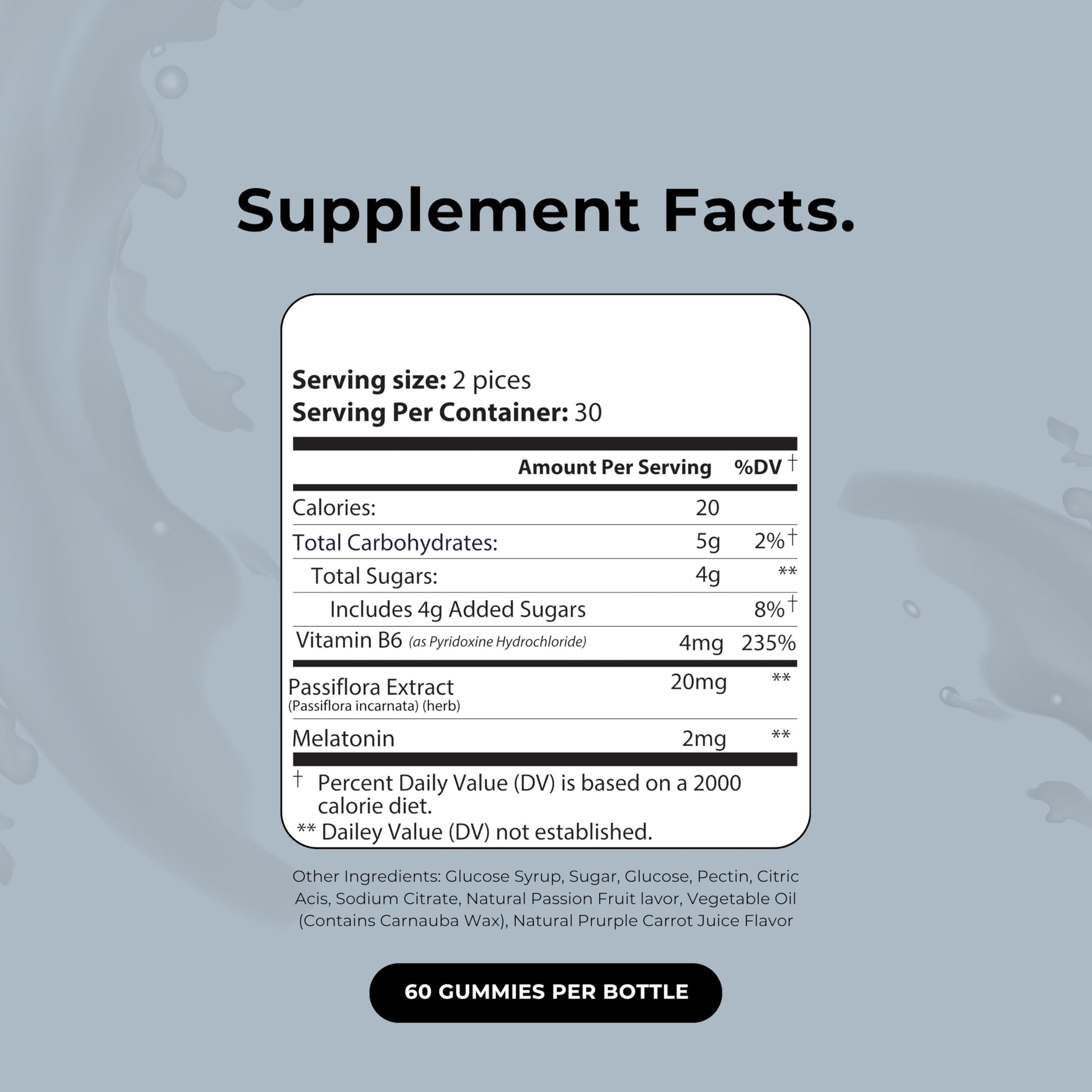 Up&Down Supplements Sleep Well Gummies | Deeper Sleep, Relaxation, Rest & Recovery Support | Melatonin, Vitamin B6 & Passionflower | Made in USA | Vegan, Non-GMO, Gluten Free | 60 Sleep Gummies Up&Down SupplementsAu supplements