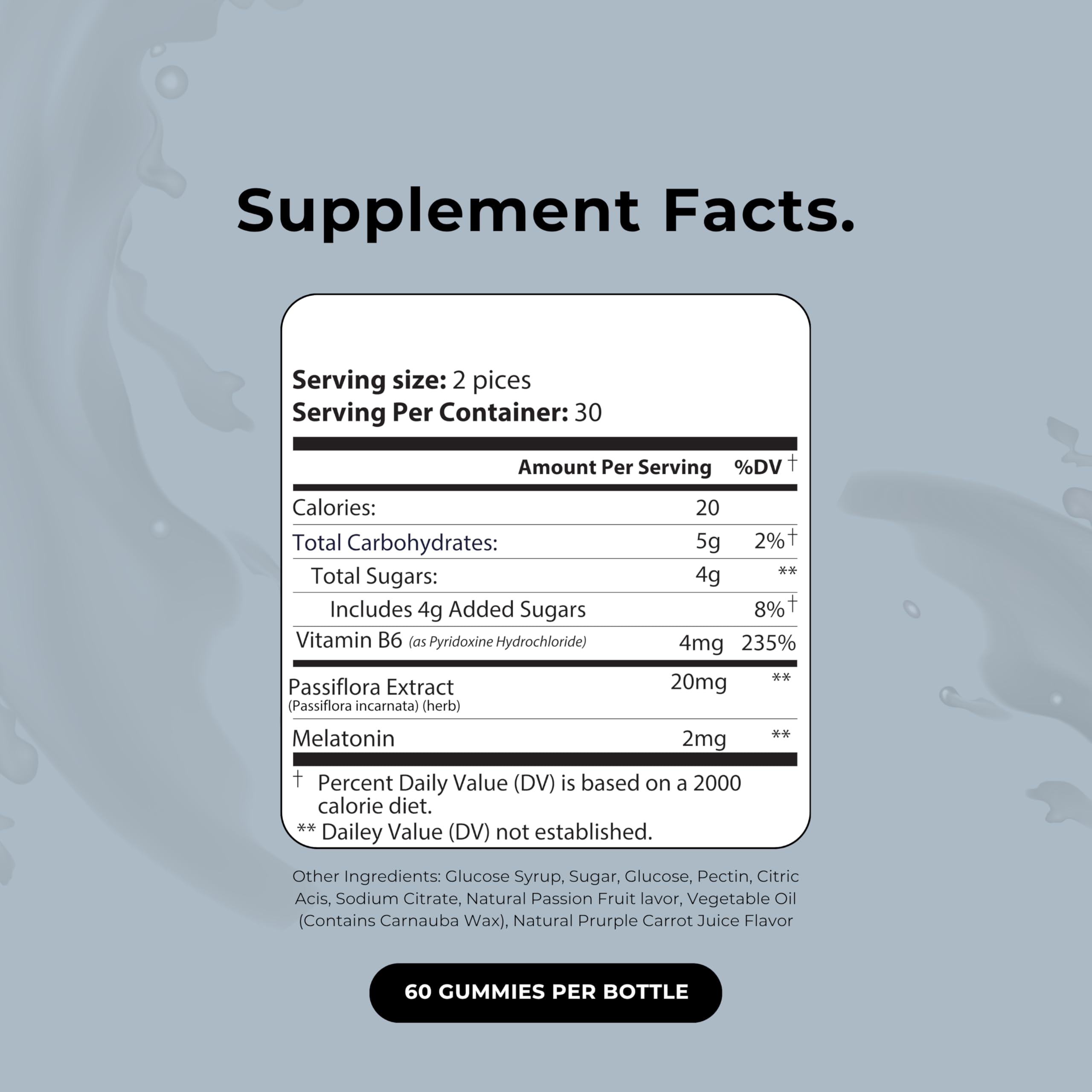 Up&Down Supplements Sleep Well Gummies | Deeper Sleep, Relaxation, Rest & Recovery Support | Melatonin, Vitamin B6 & Passionflower | Made in USA | Vegan, Non-GMO, Gluten Free | 60 Sleep Gummies Up&Down SupplementsAu supplements