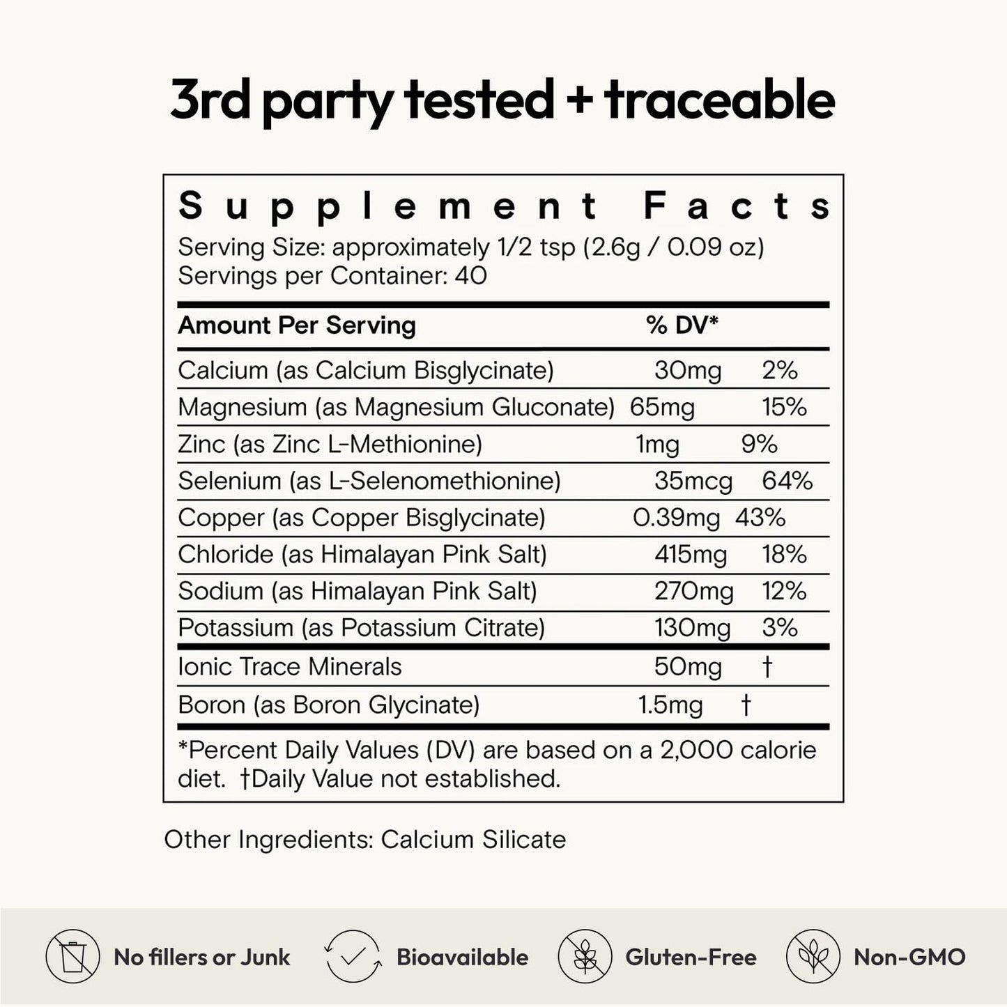 Moon Juice Mini Dew Electrolytes Powder - Sugar Free Minerals & Electrolyte Hydration Powder for Instant Hydration & Brain Support - Magnesium, Calcium, Potassium, Pink Salt, Unflavored, 30 Servings Moon JuiceUS supplements