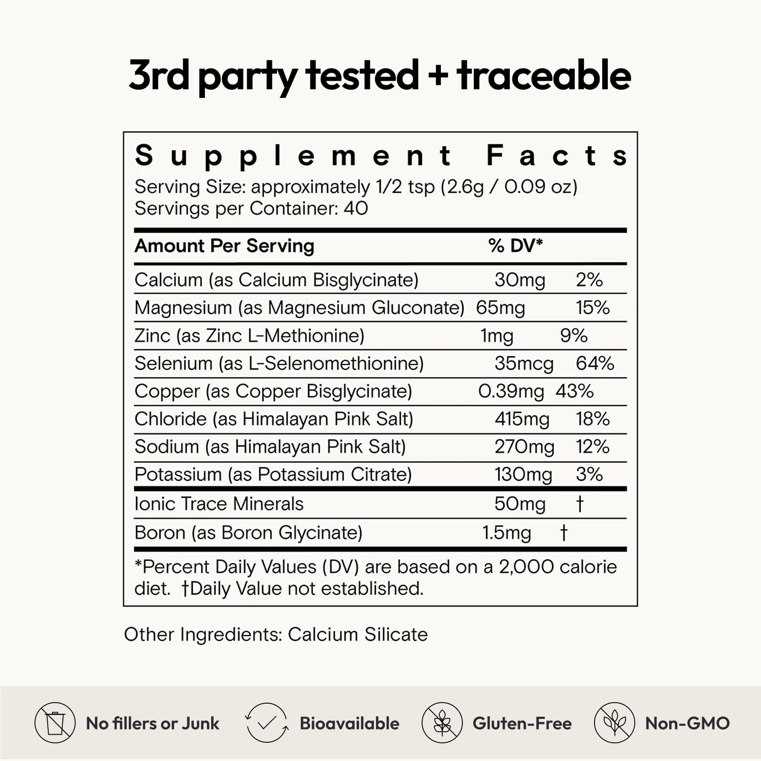 Moon Juice Mini Dew Electrolytes Powder - Sugar Free Minerals & Electrolyte Hydration Powder for Instant Hydration & Brain Support - Magnesium, Calcium, Potassium, Pink Salt, Unflavored, 30 Servings Moon JuiceUS supplements