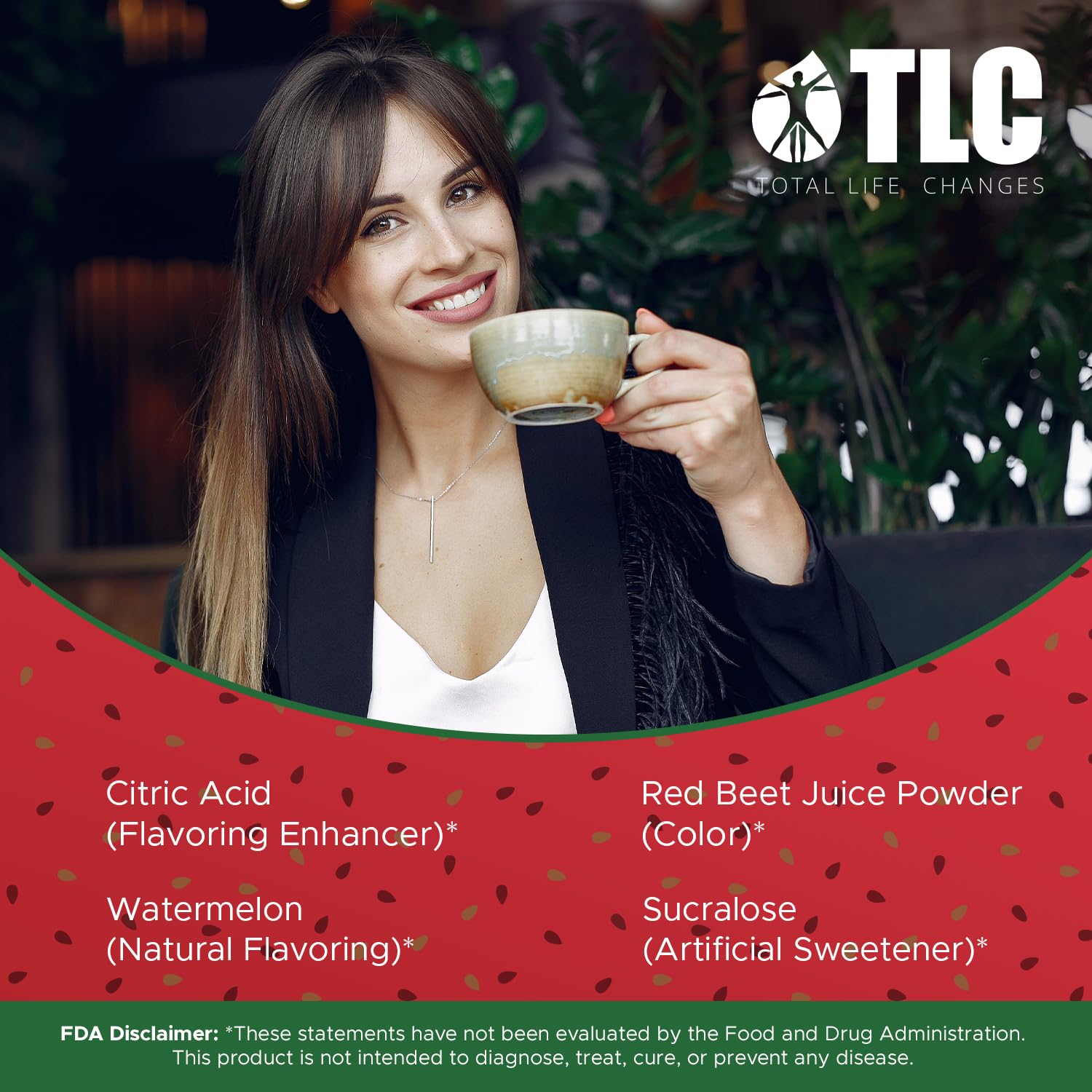 Iaso Instant Tea Watermelon Flavor - 4 grams (25 Sachets) Total Life ChangesUS supplements