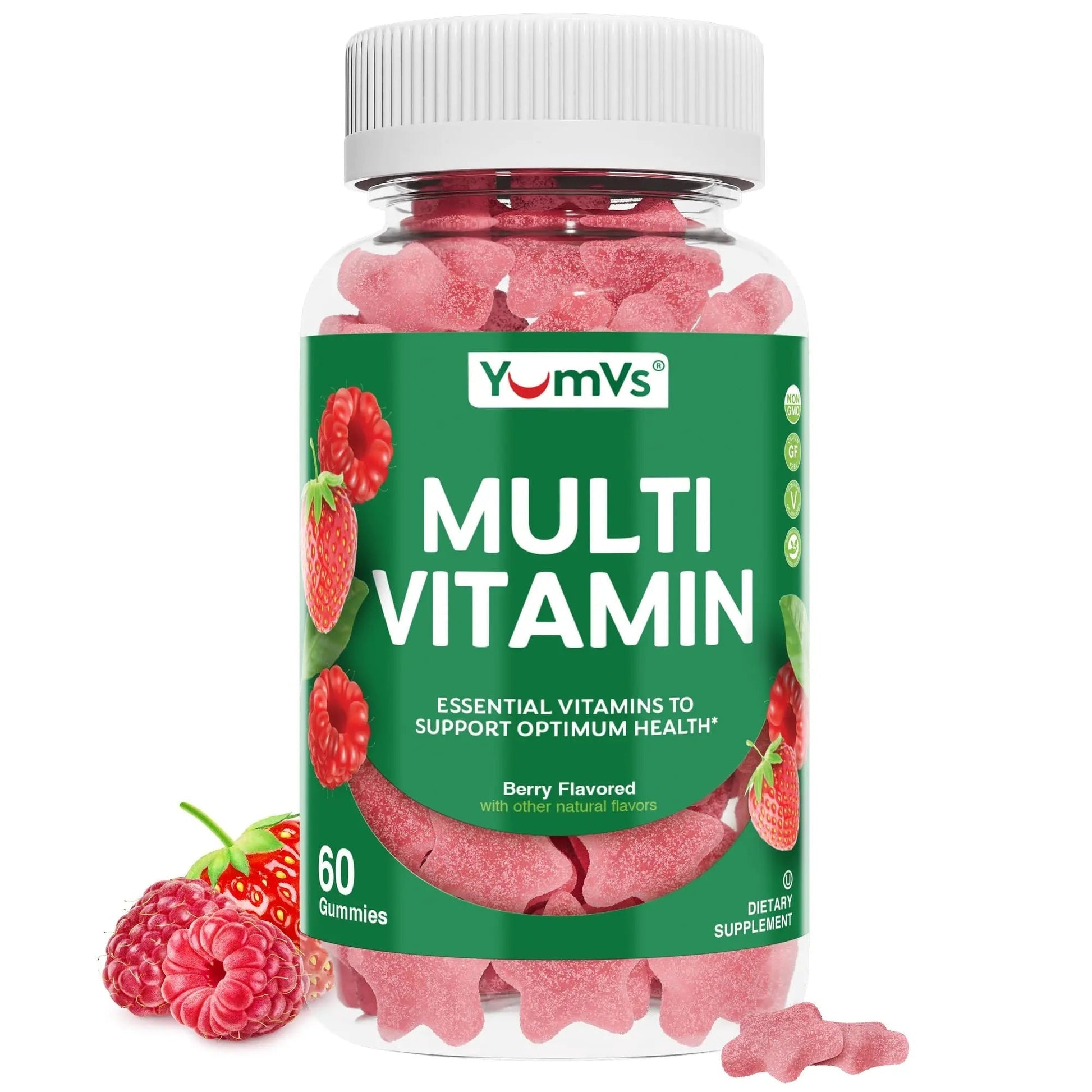 Multivitamin Gummies for Adults, Daily Gummy Vitamin for Women & Men, Immune Support Multivitamin Supplement YUM-V'SAu supplements