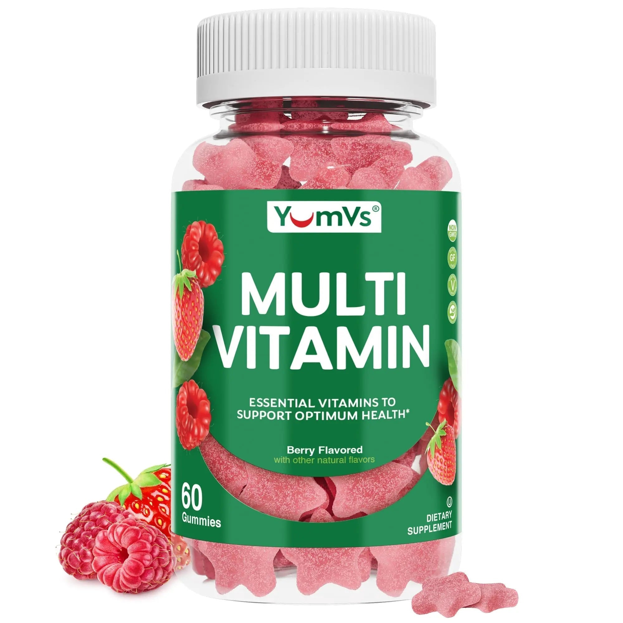 Multivitamin Gummies for Adults, Daily Gummy Vitamin for Women & Men, Immune Support Multivitamin Supplement YUM-V'SAu supplements