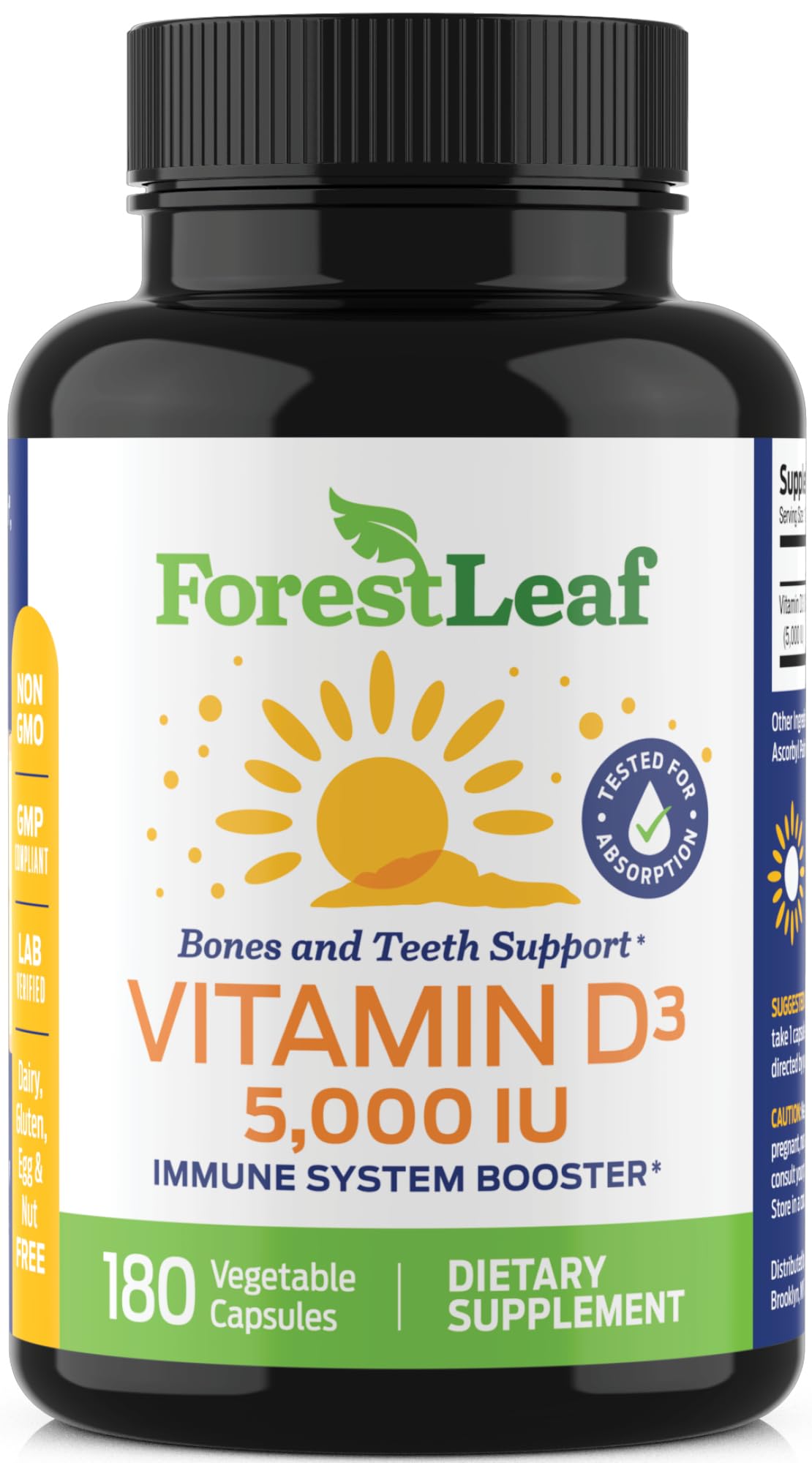ForestLeaf - Vitamin D3 IU Weekly Supplement - Vitamin D Capsules ForestLeafAu supplements