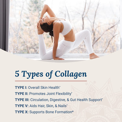 Live Conscious Beyond Collagen Multi Collagen Powder for Women w/Types I, II, III, V & X Live ConsciousUS supplements