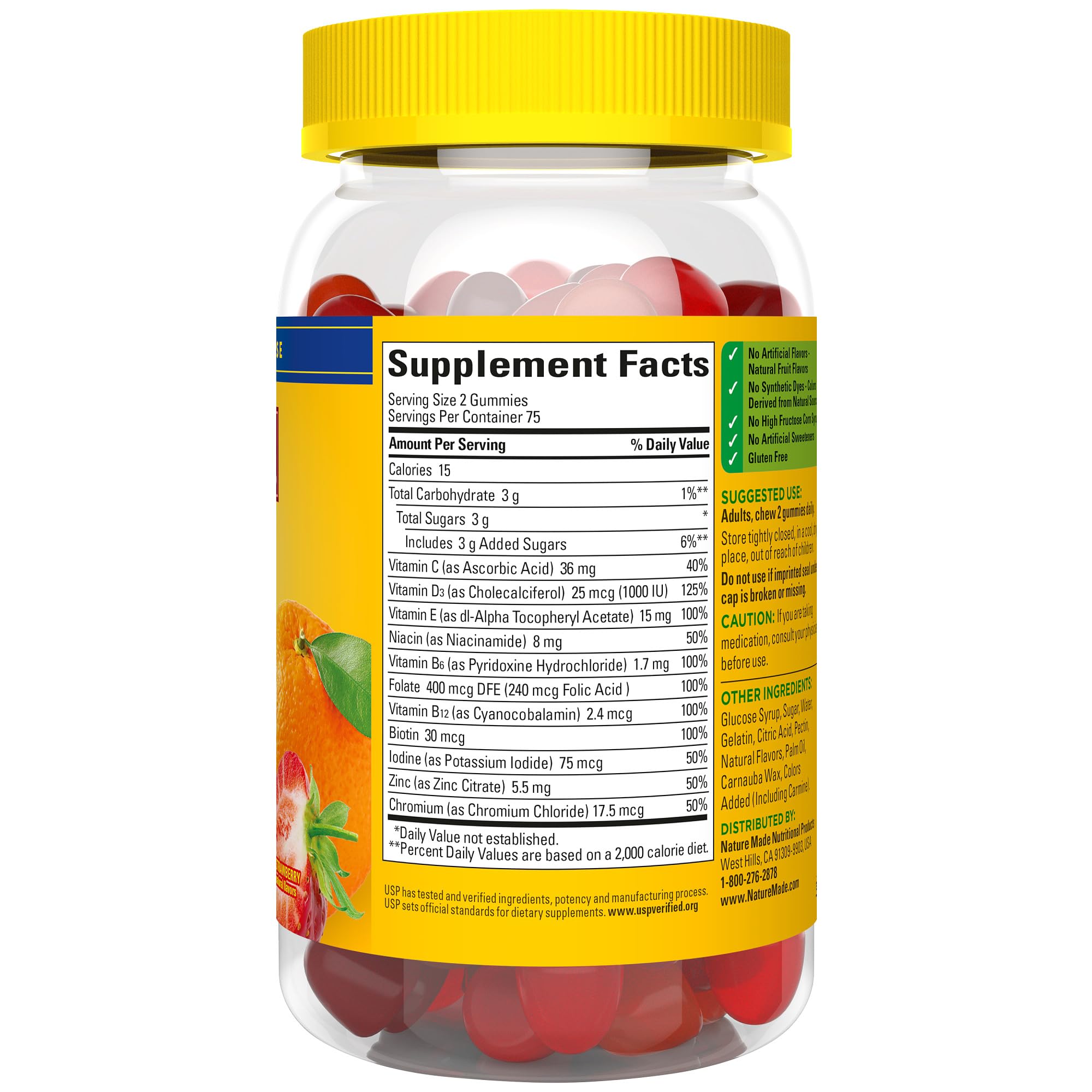 Nature Made Multivitamin Gummies, Mens & Womens Gummy Vitamins & Minerals, Adult Multivitamin Gummy Nature MadeAu supplements