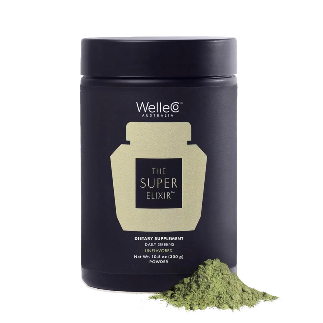 WelleCo The Super Elixir, Daily Greens Powder with Probiotics, Superfoods & Whole Foods, Unflavored Drink Mix for Gut Health, Immunity, Energy, Skin & Hair, 10.5oz Jar WelleCoAu supplements