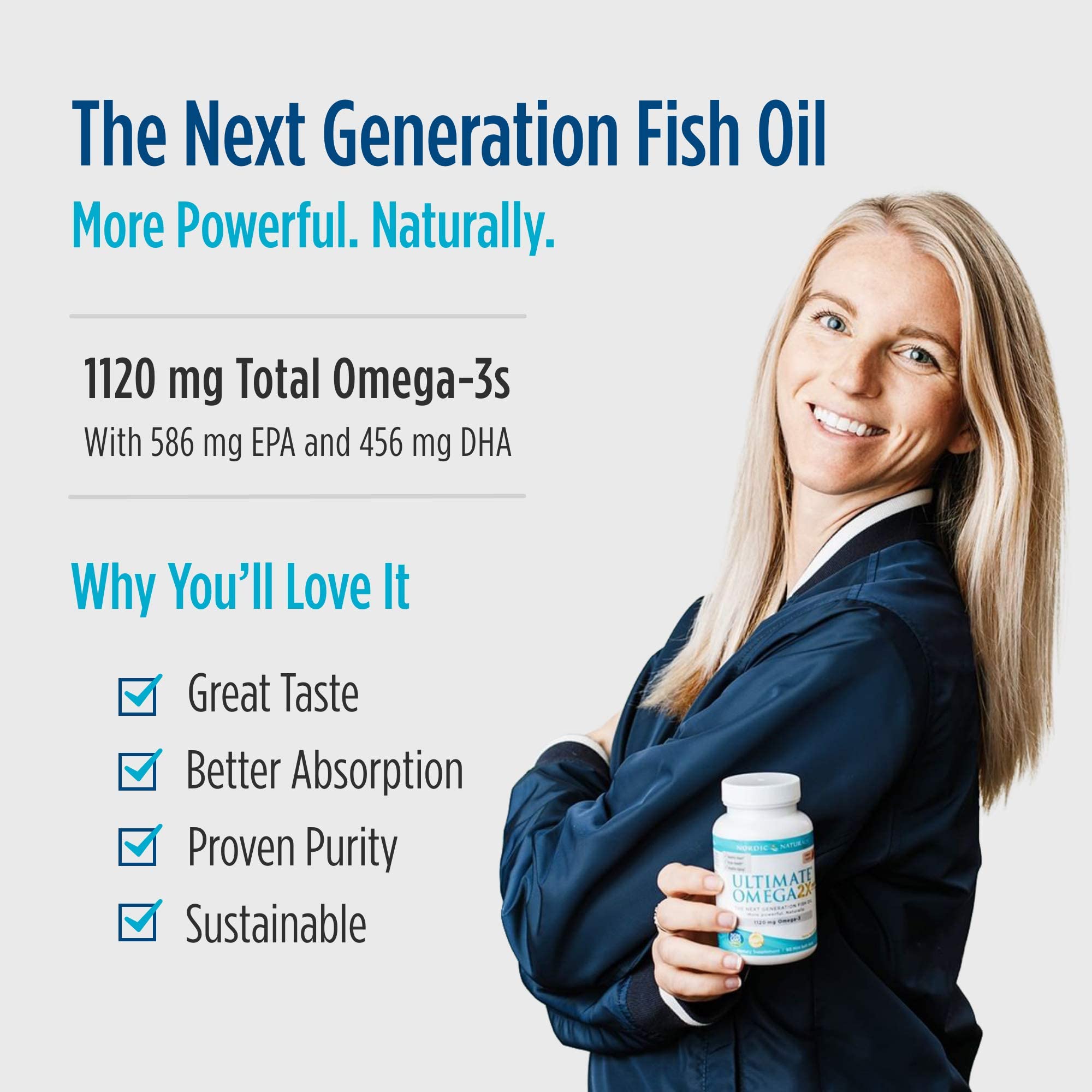 NORDIC NATURALS Ultimate Omega Minis, 60 CT Nordic NaturalsAu supplements