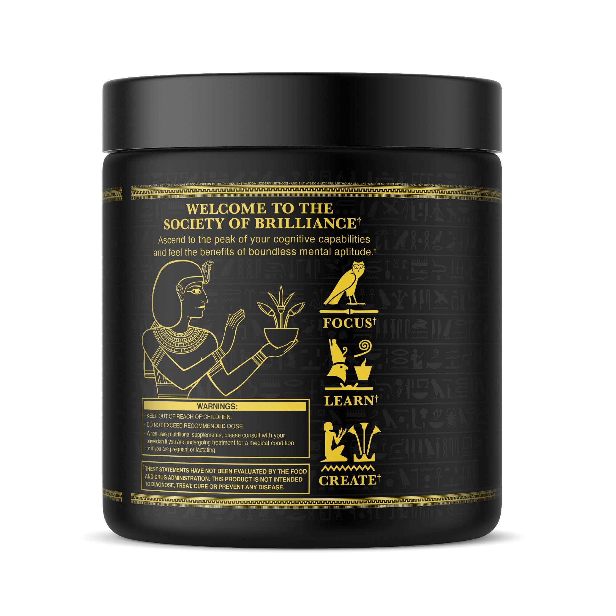 Ambrosia Mental Jewels Nootropic Brain Supplement Powder | Alpha GPC, Bacopa & Phosphatidylserine | Memory, Focus & Concentration Support | 30 Servings | Cherry Limeade AmbrosiaAu supplements