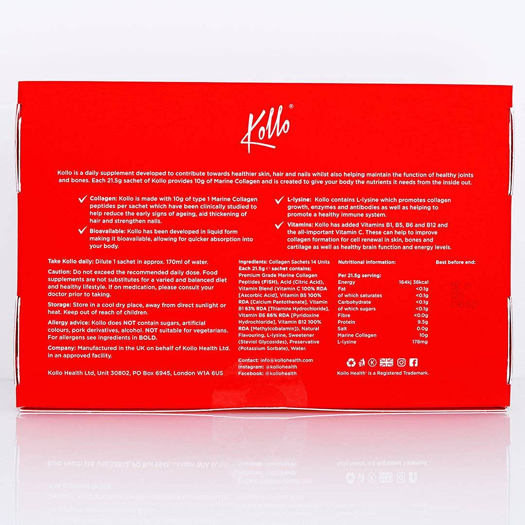 Kollo Premium Marine Collagen Liquid, 10,000 mg - Essential Proteins Collagen Peptides KolloUS supplements