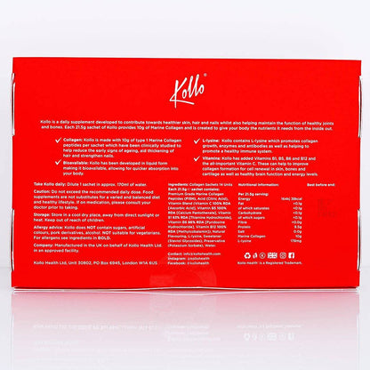 Kollo Premium Marine Collagen Liquid, 10,000 mg - Essential Proteins Collagen Peptides KolloUS supplements
