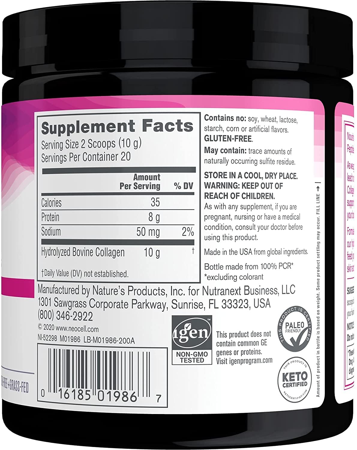 Neocell, Super Collagen, Type 1 & 3, 7 oz (198 g) NeocellAu supplements