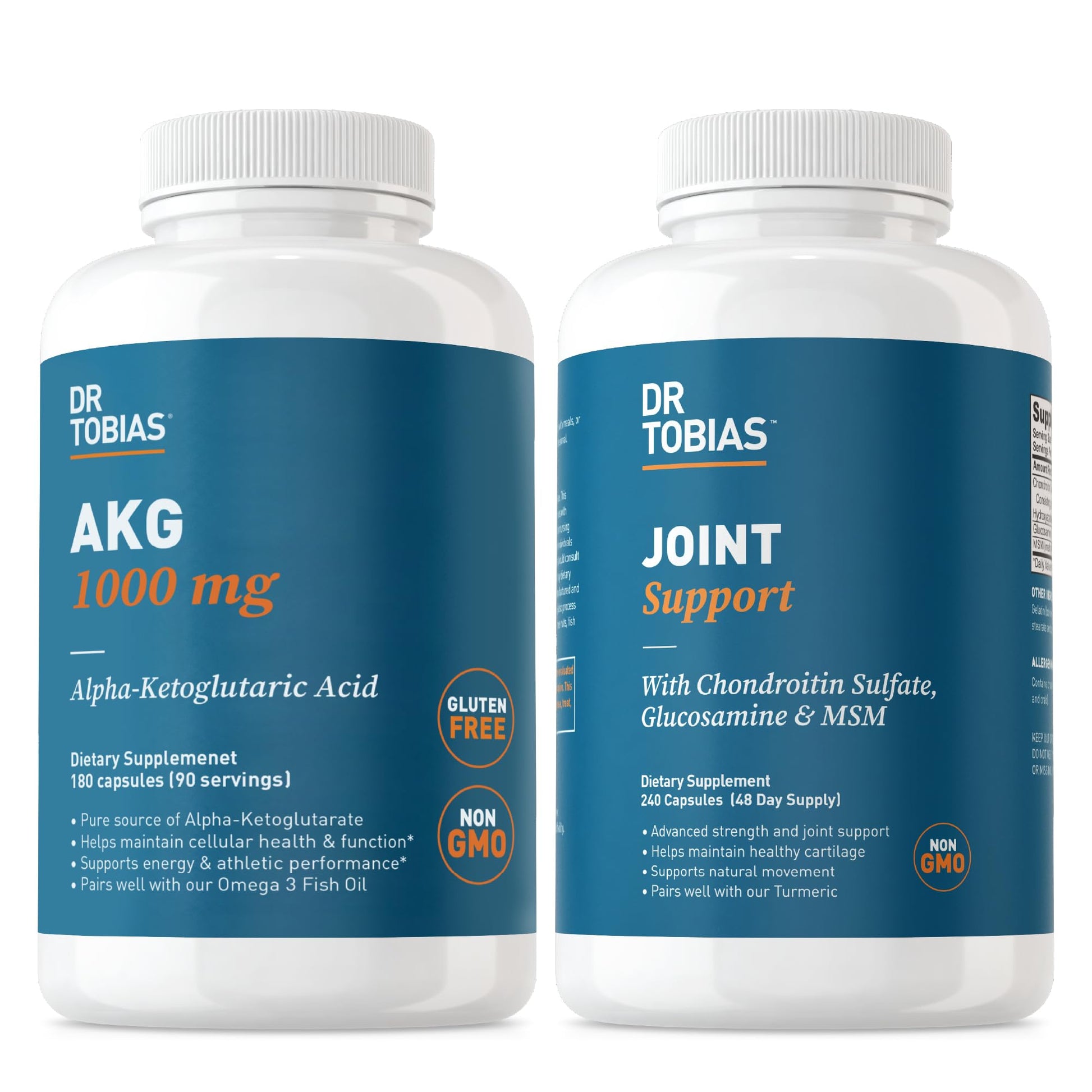Dr. Tobias AKG Supplement & Joint Support Supplement - Supports Energy, Muscles, Cartilage & Joint Health, Non-GMO Dr. TobiasAu supplements