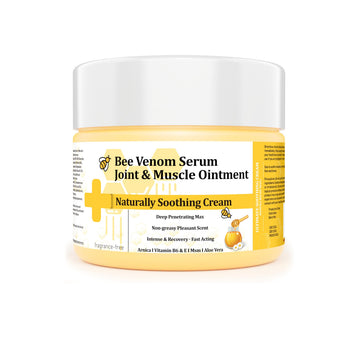 Zealand Bee Venom Professional Serum Treat, Joint & Muscle & Bone Relief Cream Gel- Soothing Effective Relief for Back, Neck, Hand, Foot, Knee, Muscle, Shoulder, Hip, Nerve, Vitamin B6, Aloe Vera, MSM FWNAID MAXAu supplements