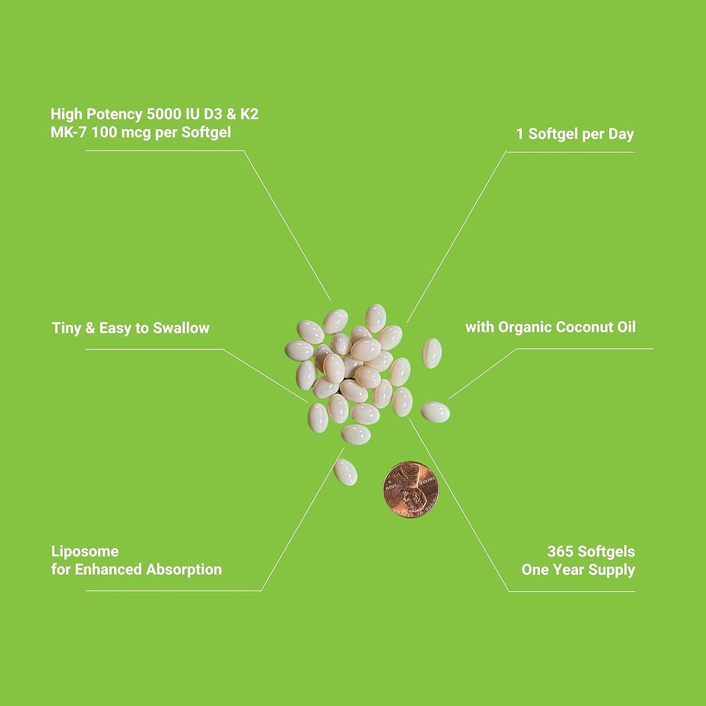 UpNourish Liposomal D3 & K2 MK-7, Advanced Absorption for Optimal Bone and Immun UpNourishUS supplements