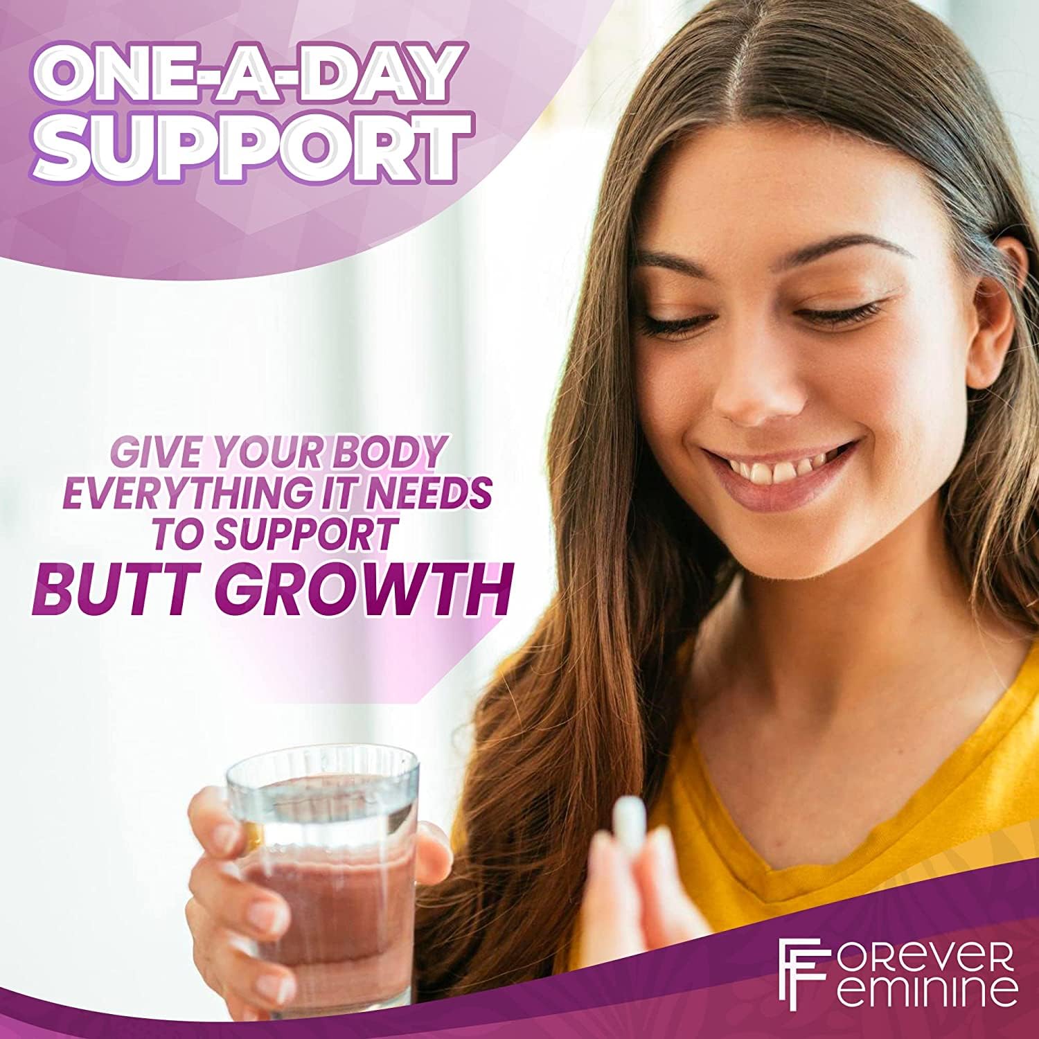 Forever Feminine Premium Butt Enhancement Pills - Booty Enlargement Pills - Shape Forever FeminineAu supplements