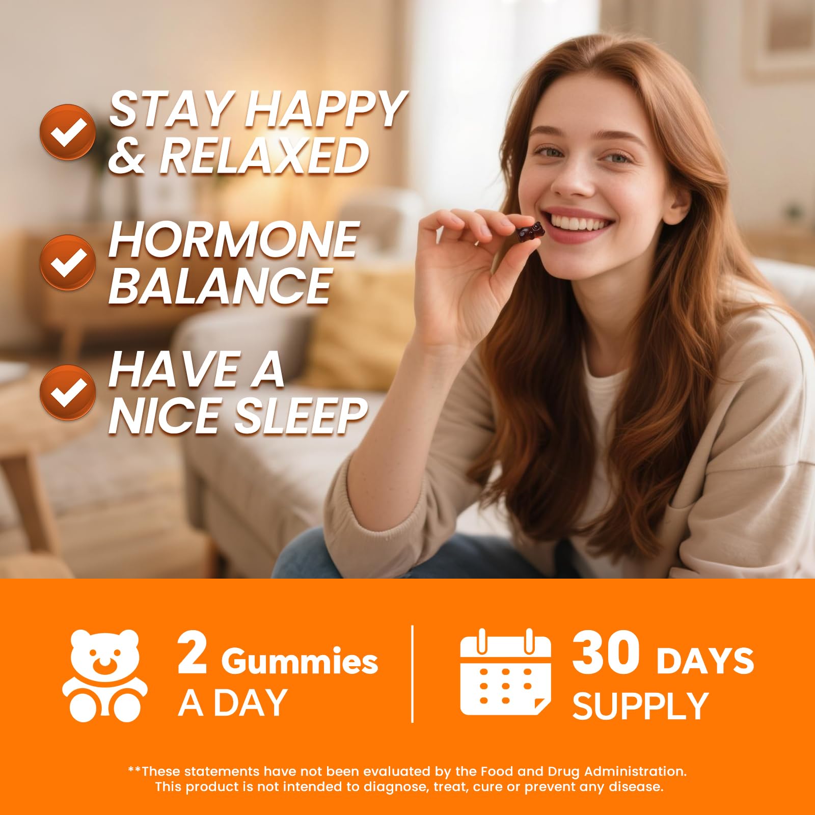 Lukaree Cortisol Supplements for Women & Men, 15 in 1 Cortisol Reducer Manager, Cortisol Calm Gummies with Ashwagandha, Magnesium, L-theanine, GABA - for Mood, Focus, Sleep - Vegan Sugar Free, 60 Ct. LukareeAu supplements