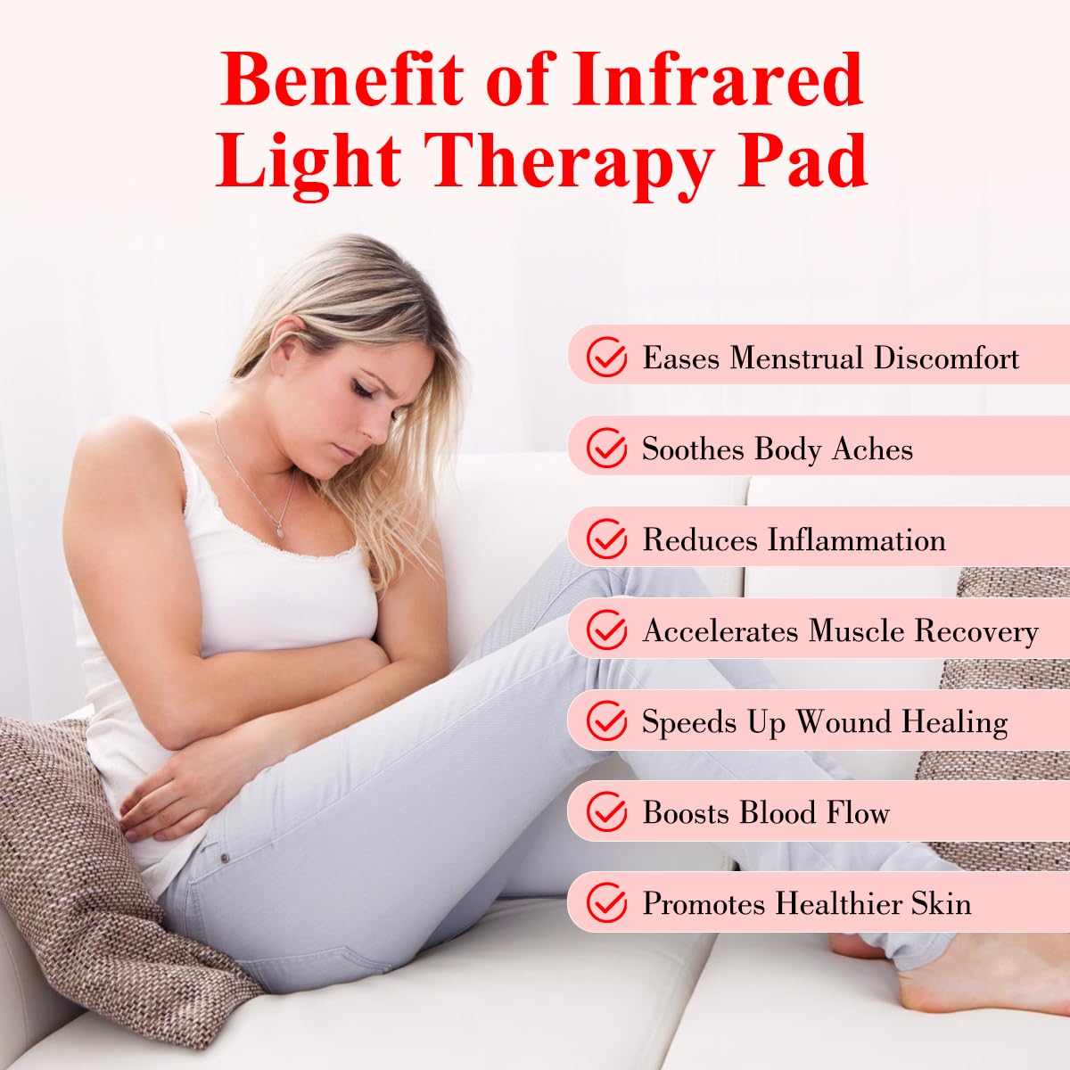 Red Light Therapy Belt for Body, Infrared Light Therapy for Pain Relief, Waterproof Red Light Therapy USUIEAu supplements