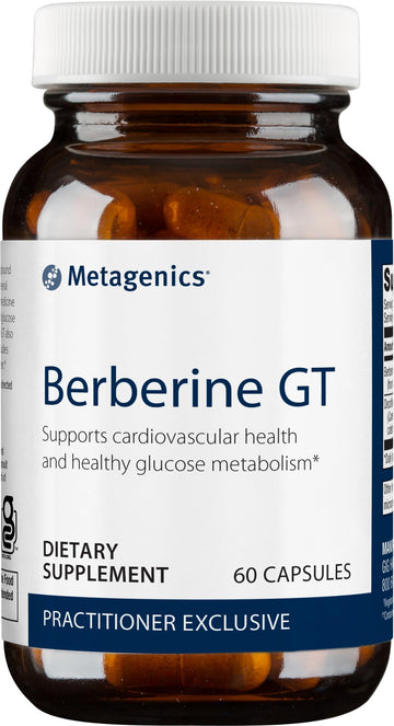 Metagenics Berberine GT - 500 mg Berberine HCl - Supports Heart Health & Carbohydrate MetagenicsAu supplements