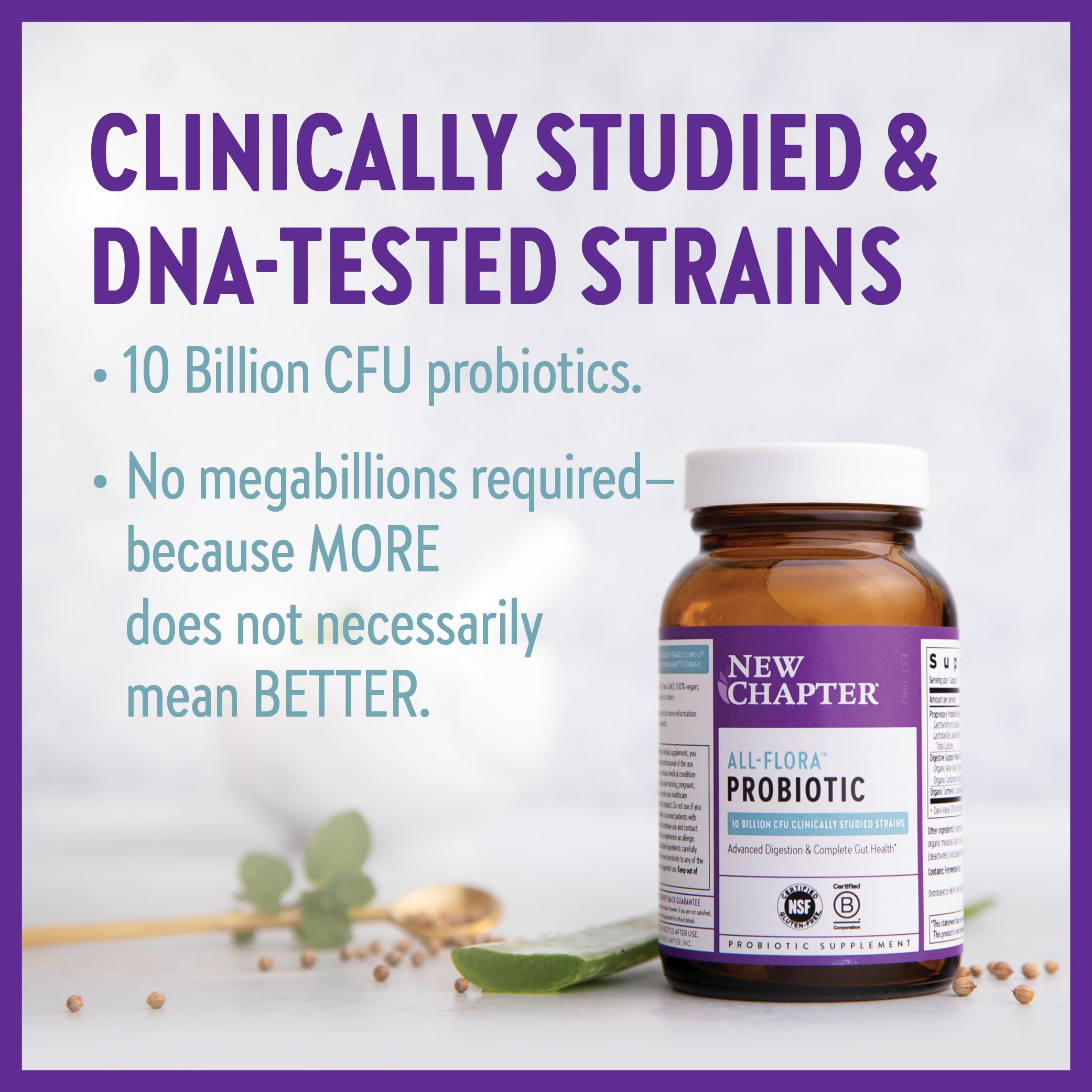 New Chapter Probiotic All-Flora - 30 ct (1 Month Supply) for Advanced Digestion New ChapterAu supplements