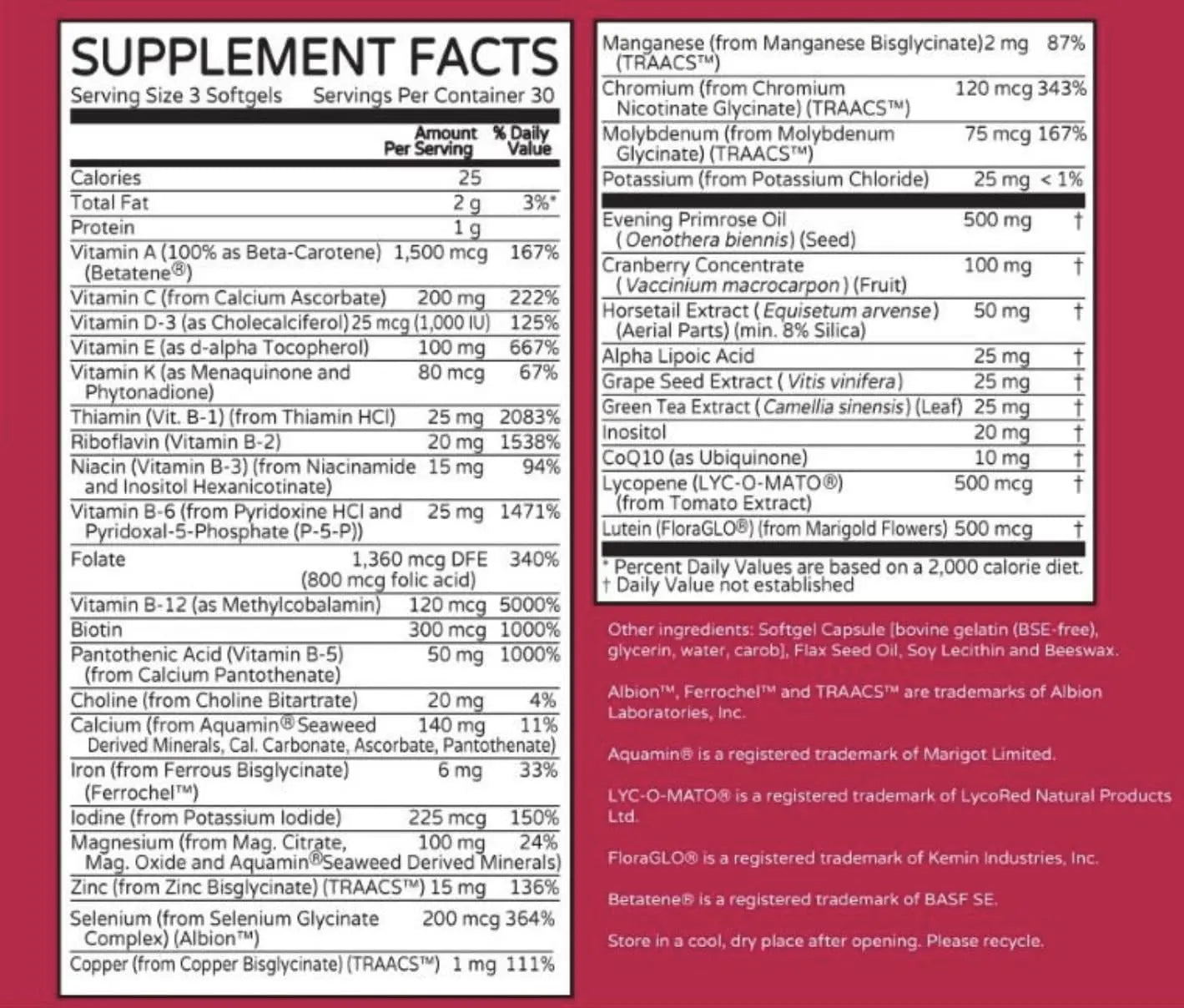 ONE Woman Bio-Optimized Multi-Nutrient by Thrivetality | Women's Multivitamin | #1 Physician Formulated | Science Based | Clinically Proven | Thrivetality NutriscienceAu supplements