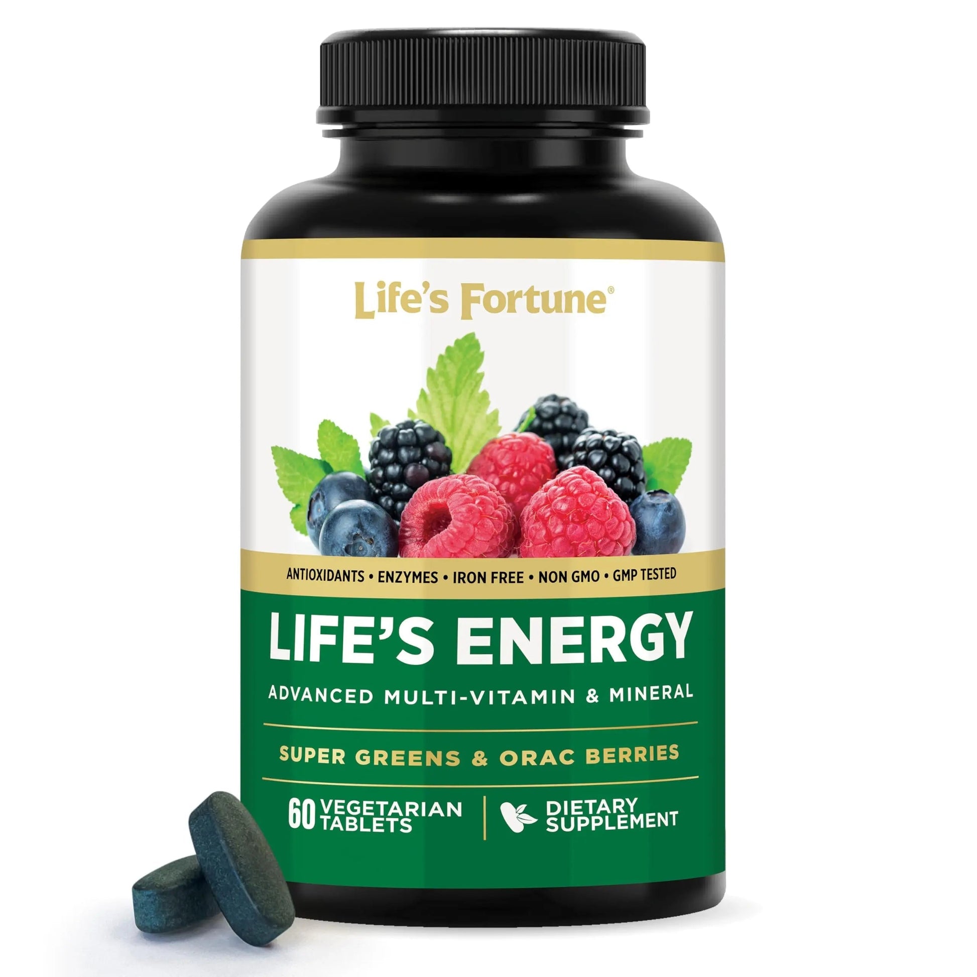 Life's Energy Advanced Daily Multivitamin for Men & Women, Energy and Immune Support Supplement with Super Greens, Antioxidants, Enzymes Life's FortuneAu supplements