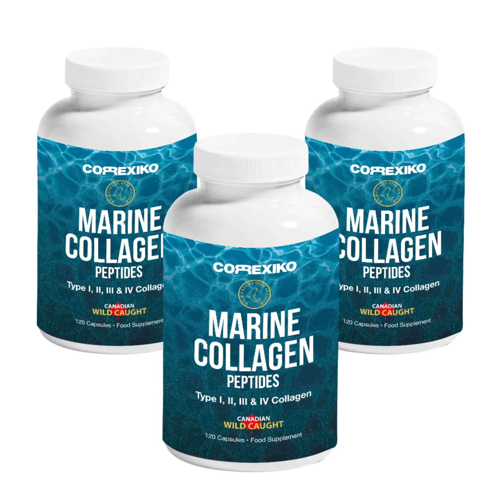 CORREXIKO Marine Collagen Pills, High Strength 2200mg Anti-Ageing Tablets CORREXIKOAu supplements