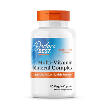 Doctors Best Multi-Vitamin Mineral Complex, Comprehensive Health Support, Non-GMO, Gluten Free, Vegan 90 Veggie Capsules Doctor's BESTAu supplements