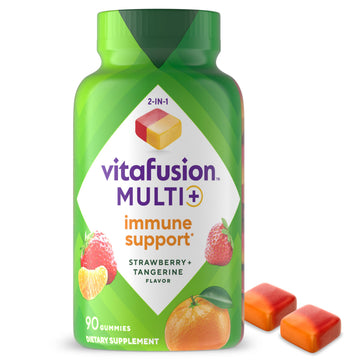 Vitafusion Multi+ Immune Support* – 2-in-1 Benefits & Flavors – Adult Gummy Vitamins with Vitamin C, Zinc VitafusionAu supplements