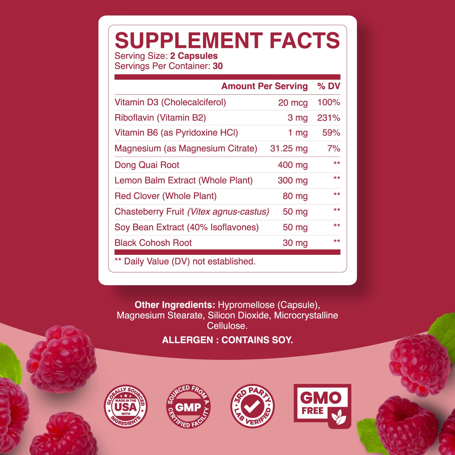 Natural Menopause Supplements for Women Health - Natural Hormone Balance for Women Plus Adrenal Support Menopause Relief and Thyroid Support with Dong Quai Root and Black Cohosh for Menopause PhytoralAu supplements