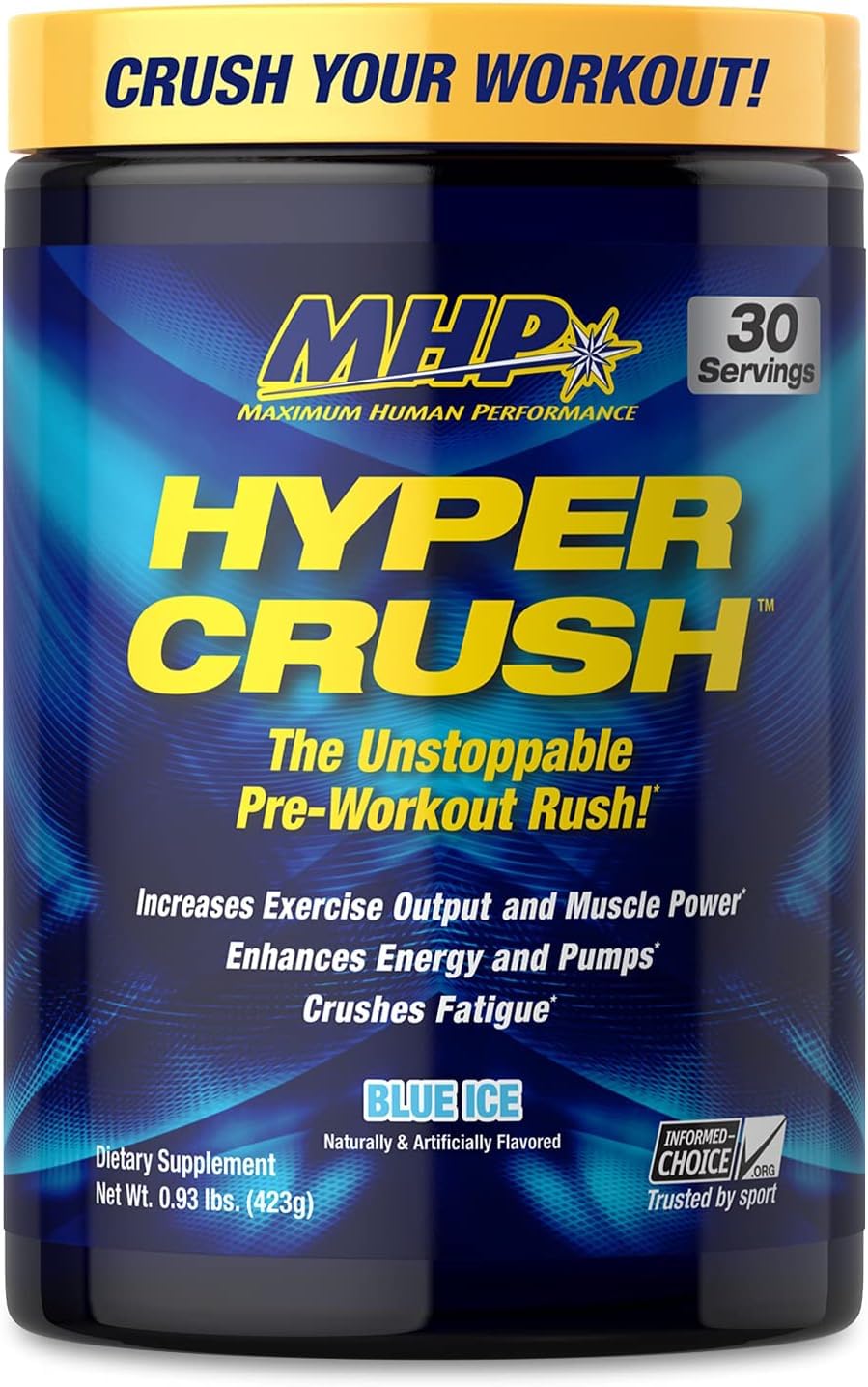 Maximum Human Performance MHP HYPER CRUSH Pre Workout energy drink creatine Maximum Human PerformanceAu supplements