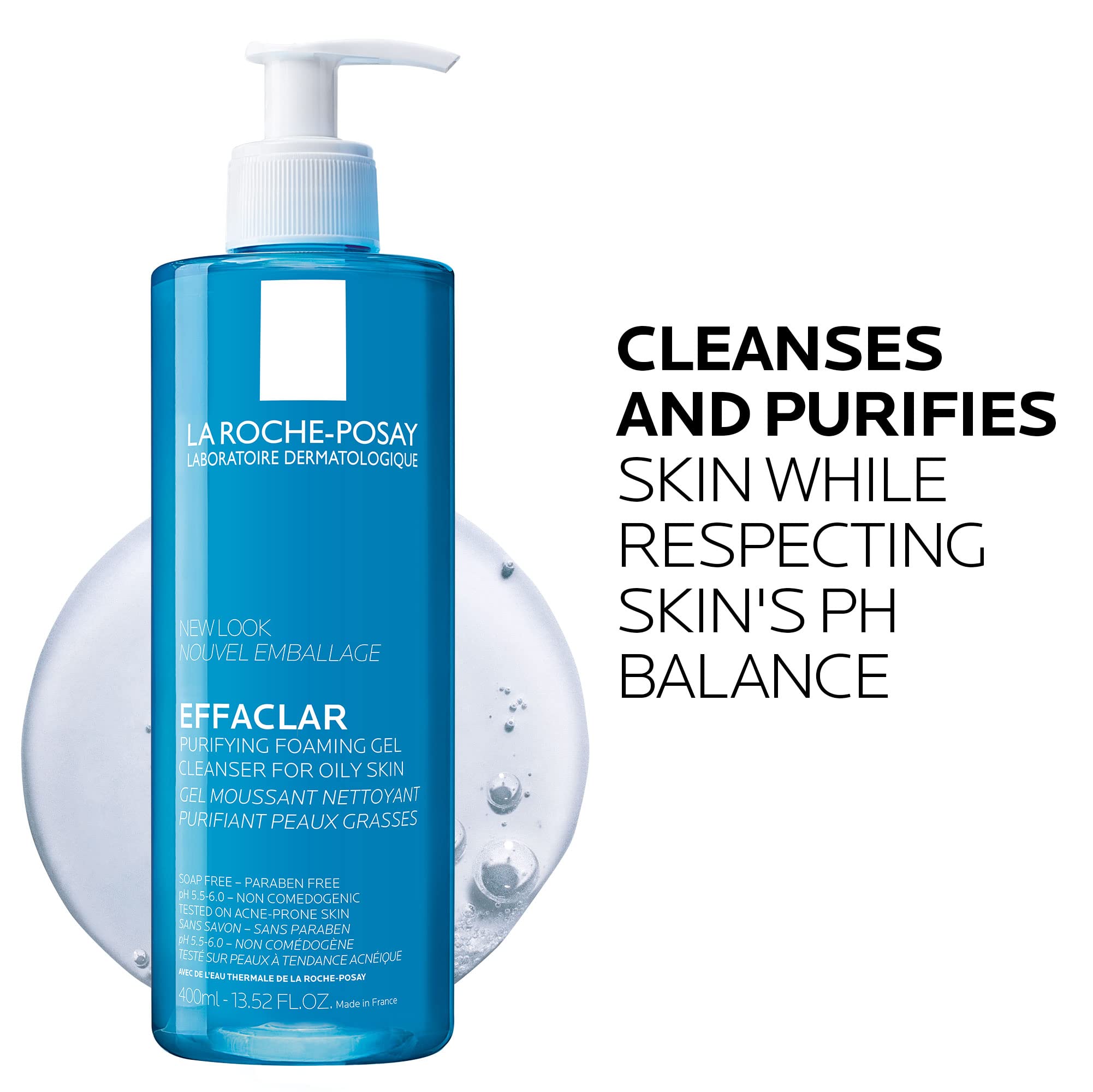 La Roche-Posay Effaclar Purifying Foaming Gel Cleanser for Oily Skin La Roche-PosayUS supplements