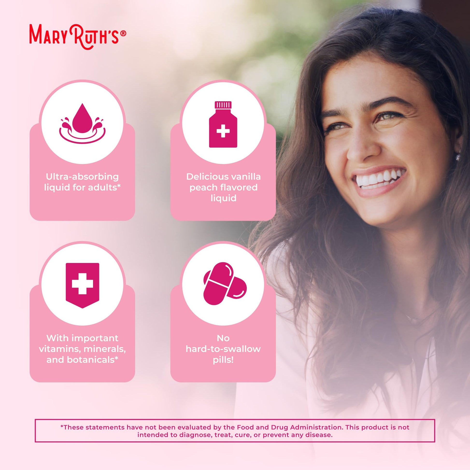 MaryRuth Organics USDA Organic Multivitamin for Women, Sugar Free Womens Multivitamin, Liquid Vitamins for Women, Immune Support Supplement, Ashwagandha, Methylfolate, Vegan, Non-GMO, 15.22 Fl Oz MARYRUTH'SUS supplements